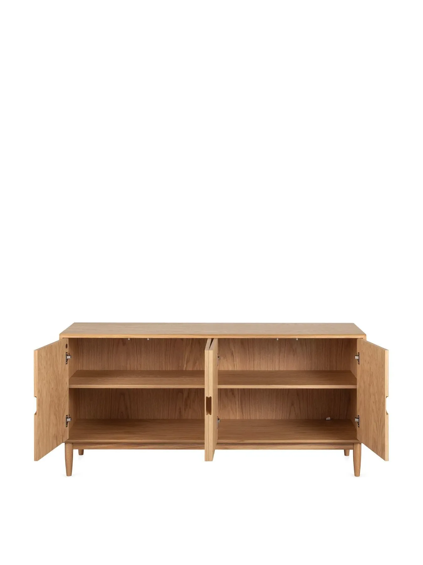 Sideboard with Storage - Oak, Solid Wood