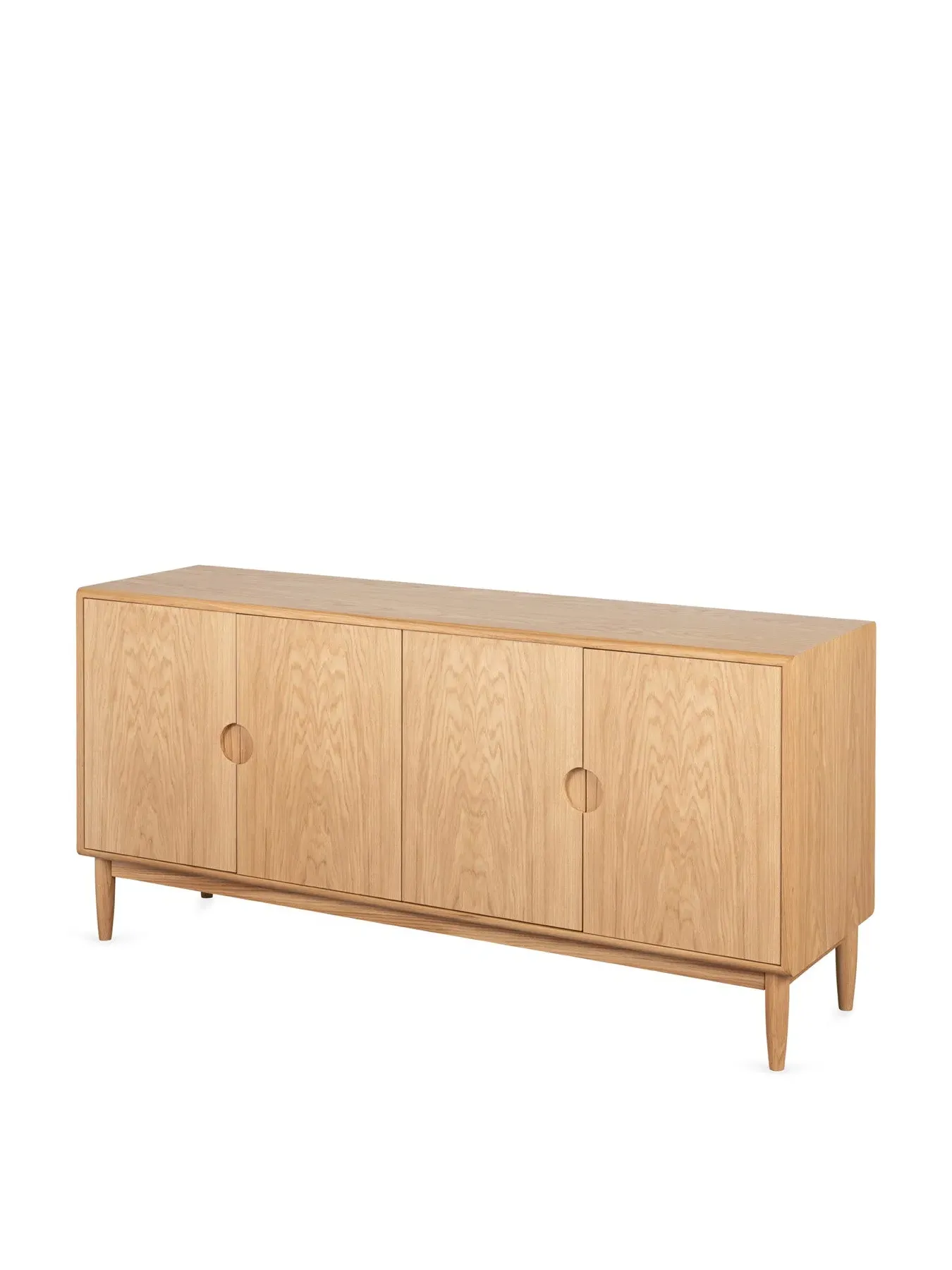 Sideboard with Storage - Oak, Solid Wood