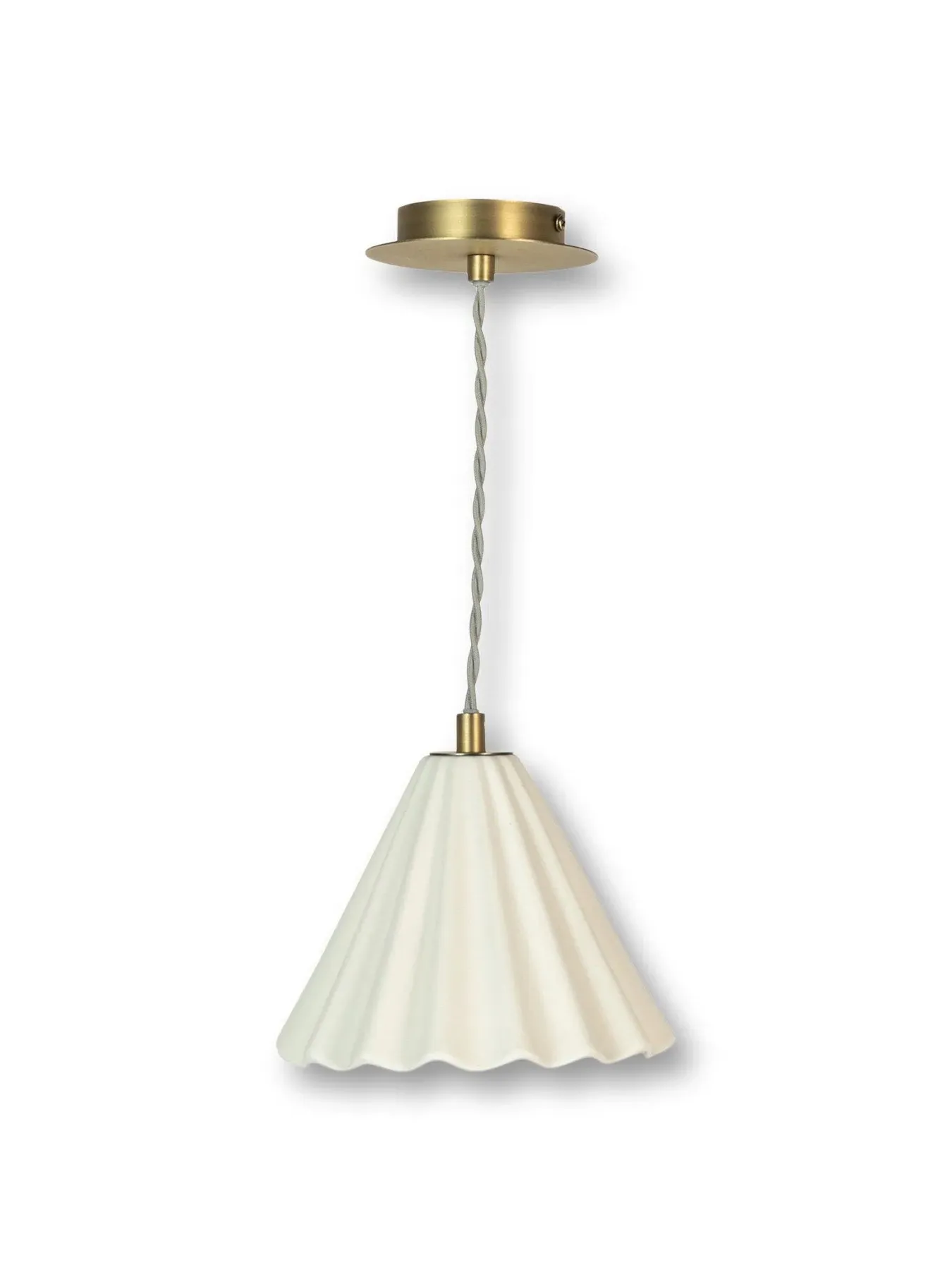 Small Pendant Light - White, Porcelain image