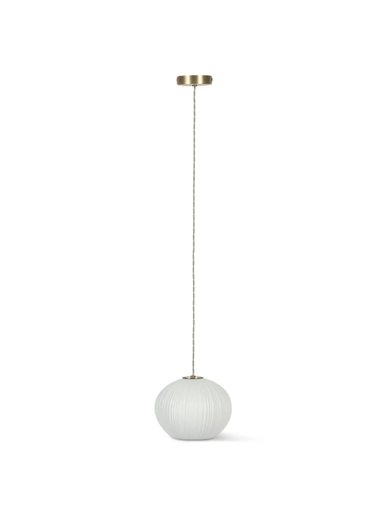 Small Sea Urchin Pendant Light - White, Porcelain image