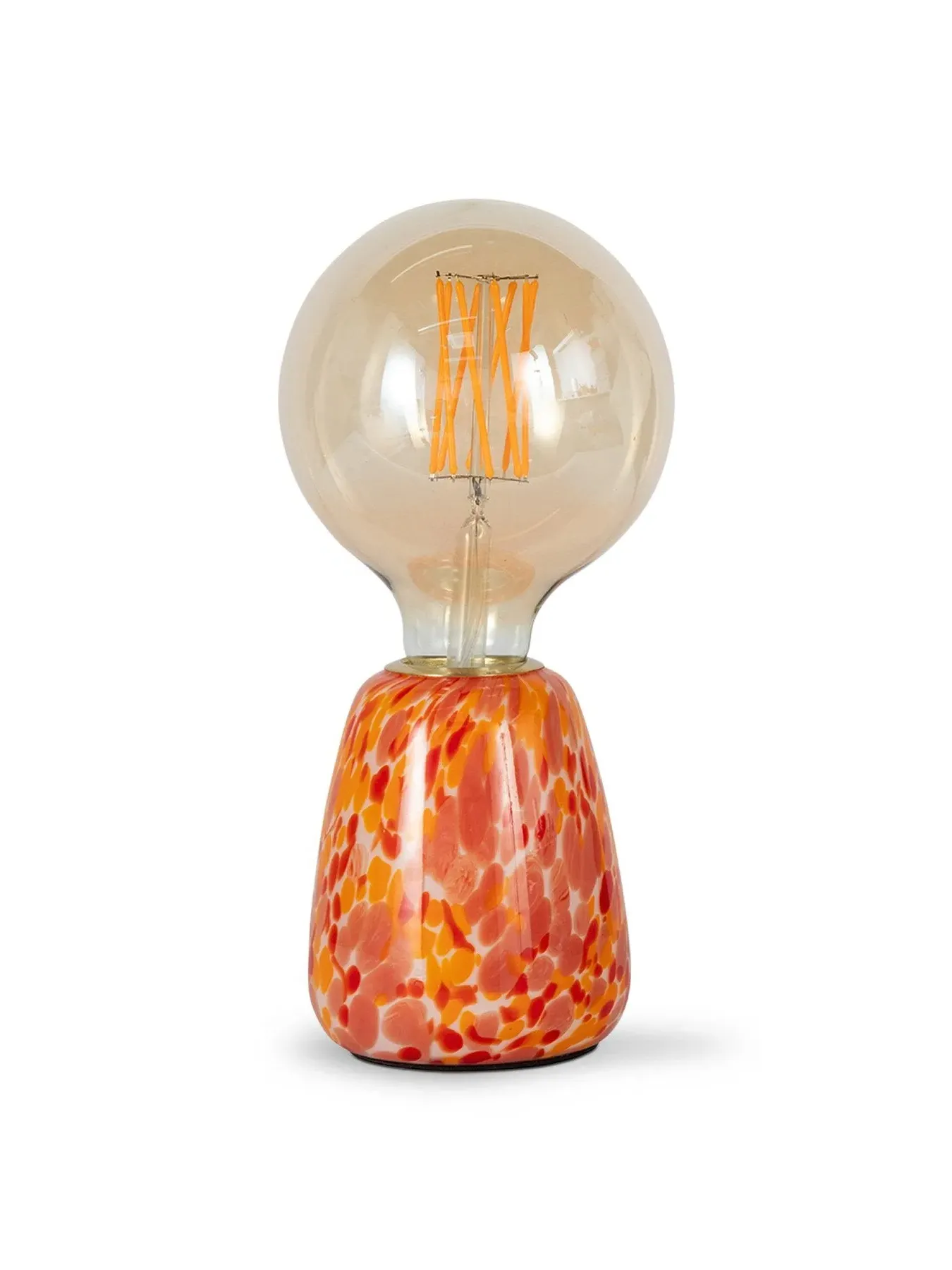Small Table Lamp Confetti Effect - Pink, Glass image