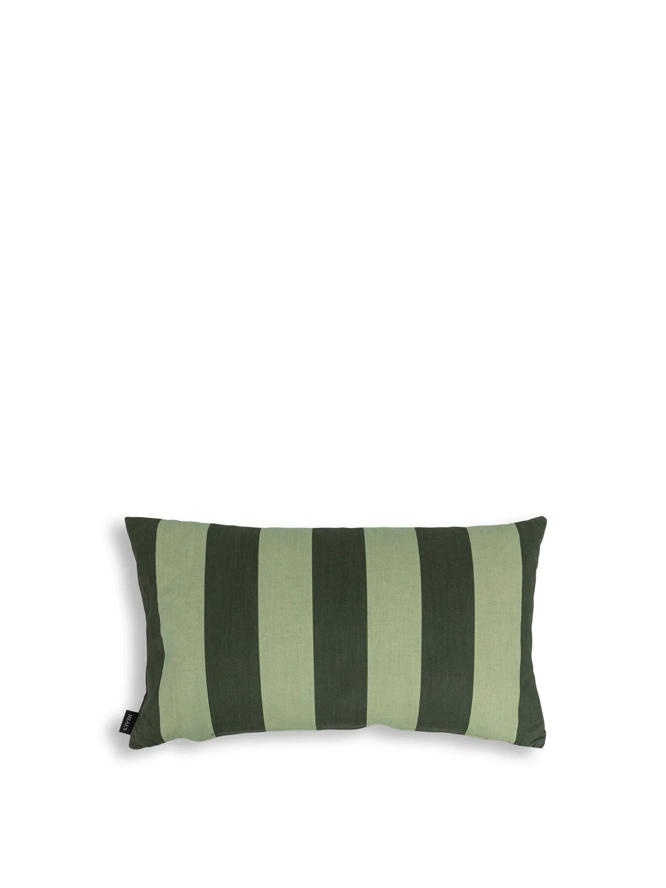 Square Cushion Striped Design - Green, Multi image