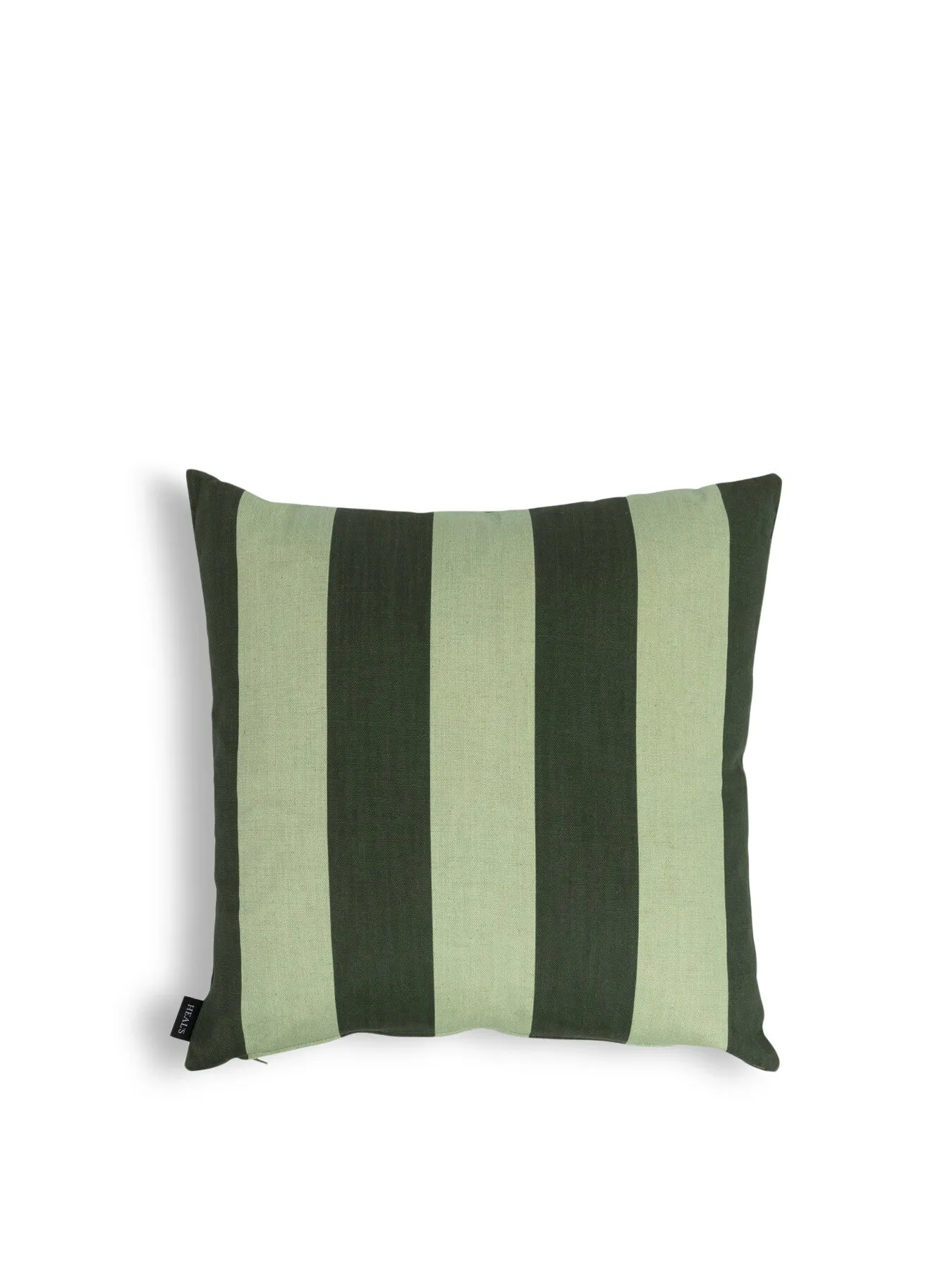 Square Cushion Striped - Green, Multi image