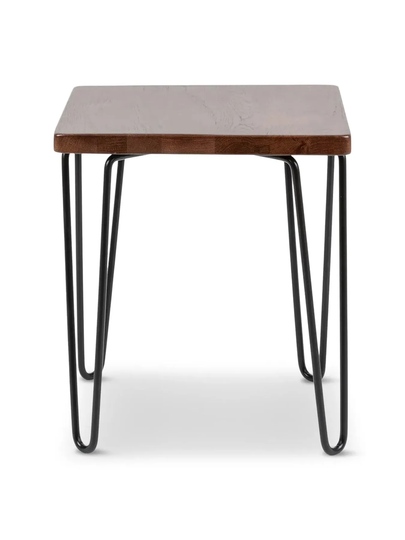 Square Stool - Brown, Dark Wood image