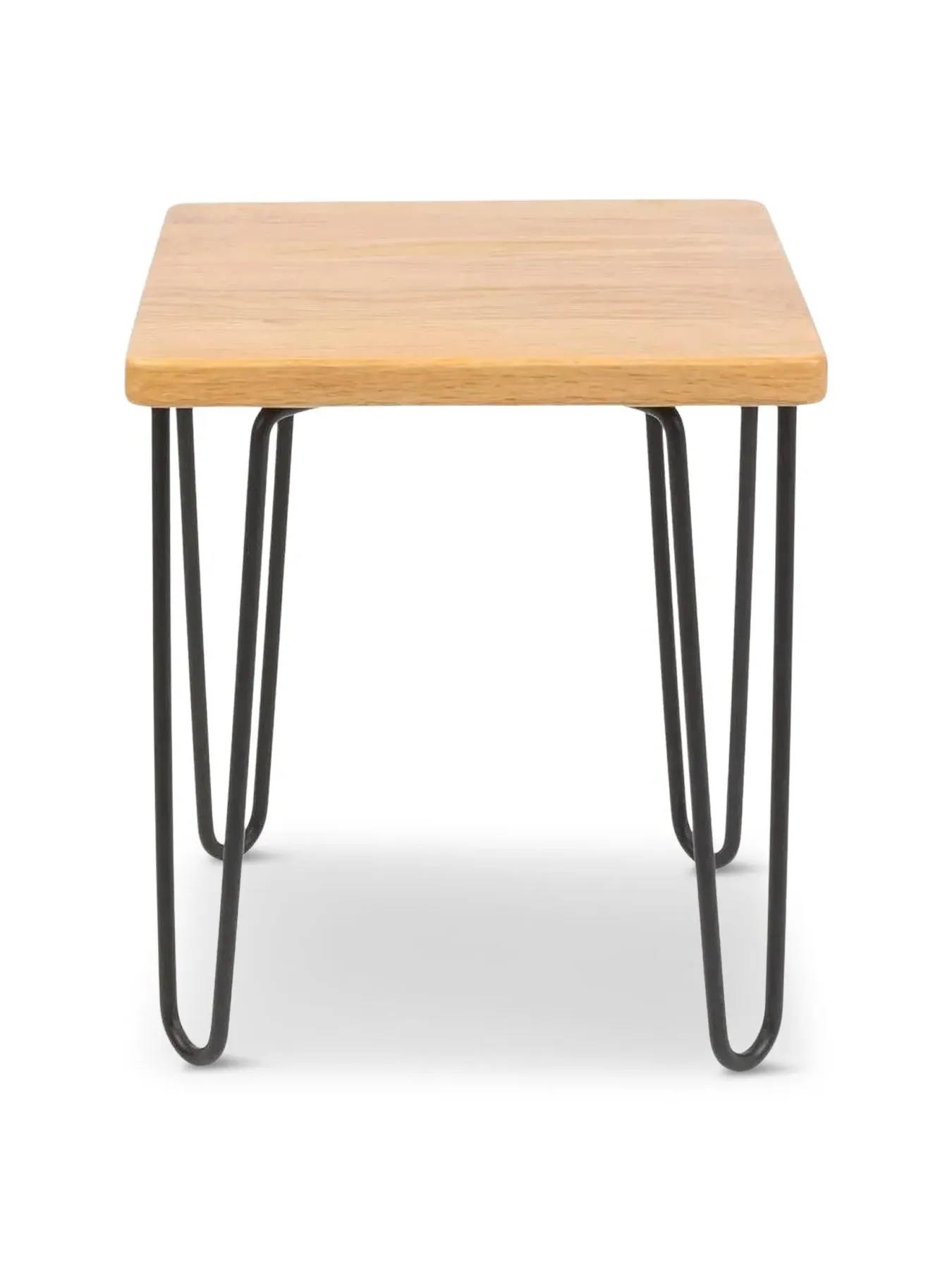 Square Stool - Brown, Oak image