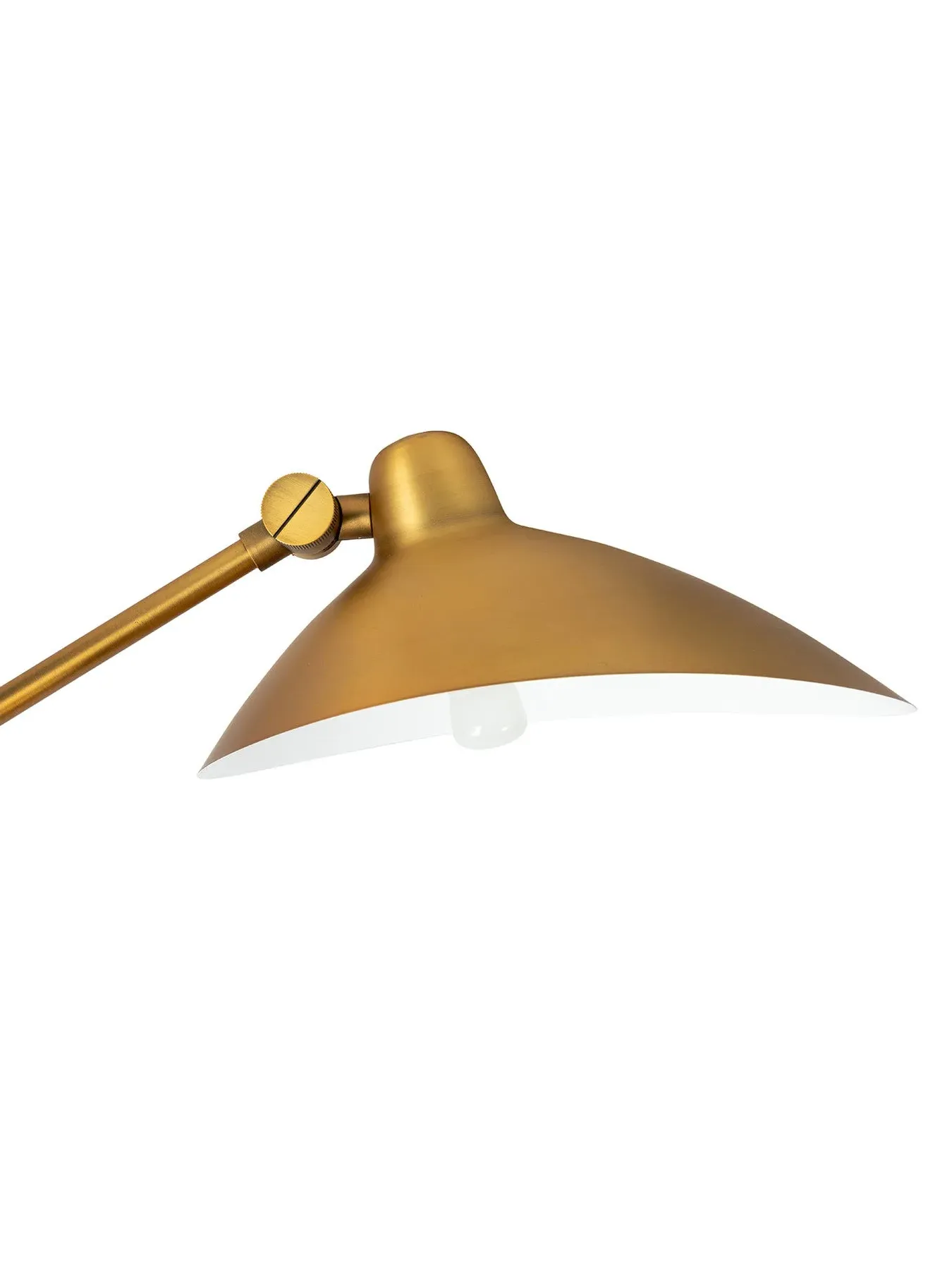 Swing Arm Wall Light - Gold, Brass