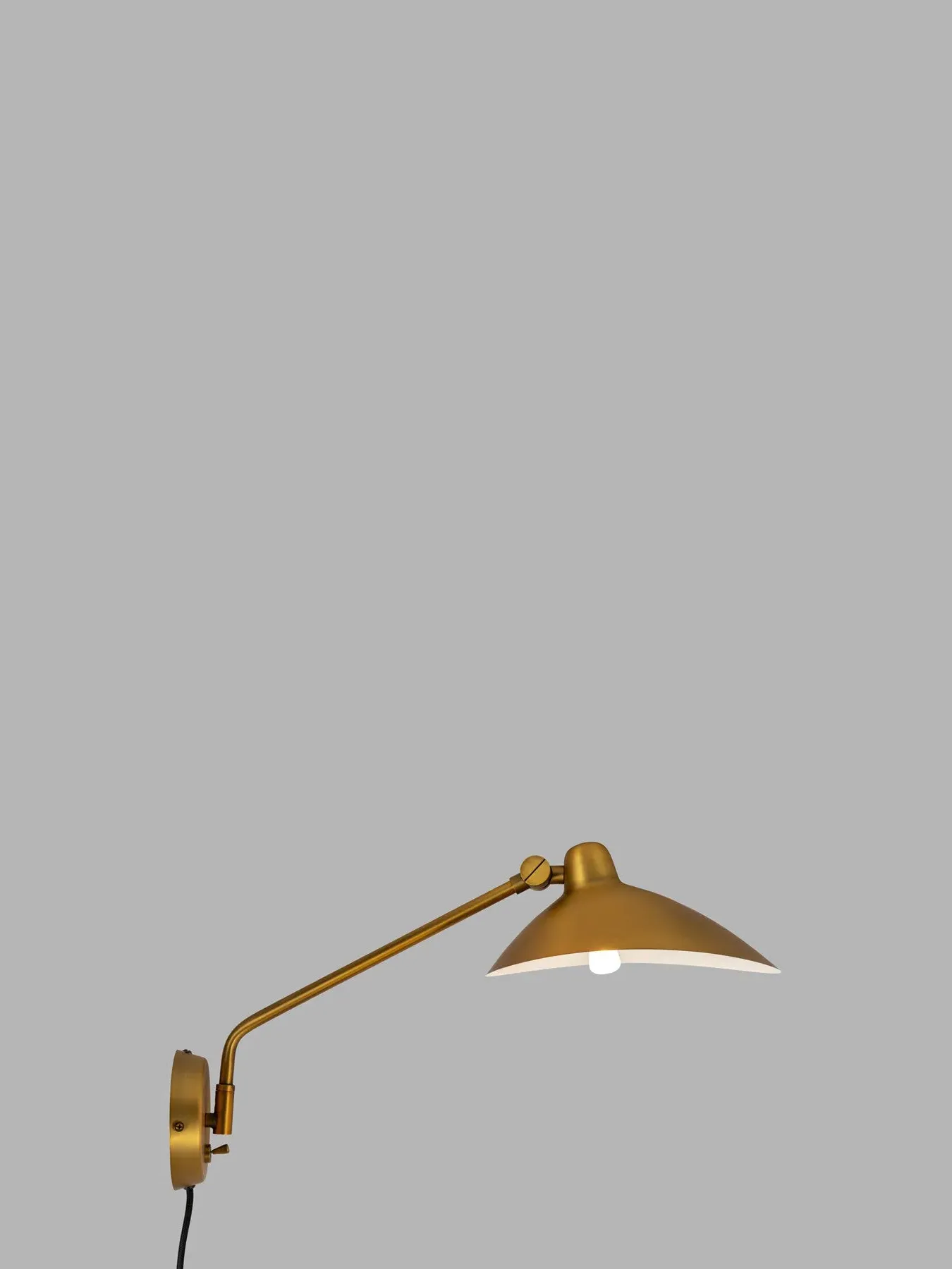 Swing Arm Wall Light - Gold, Brass