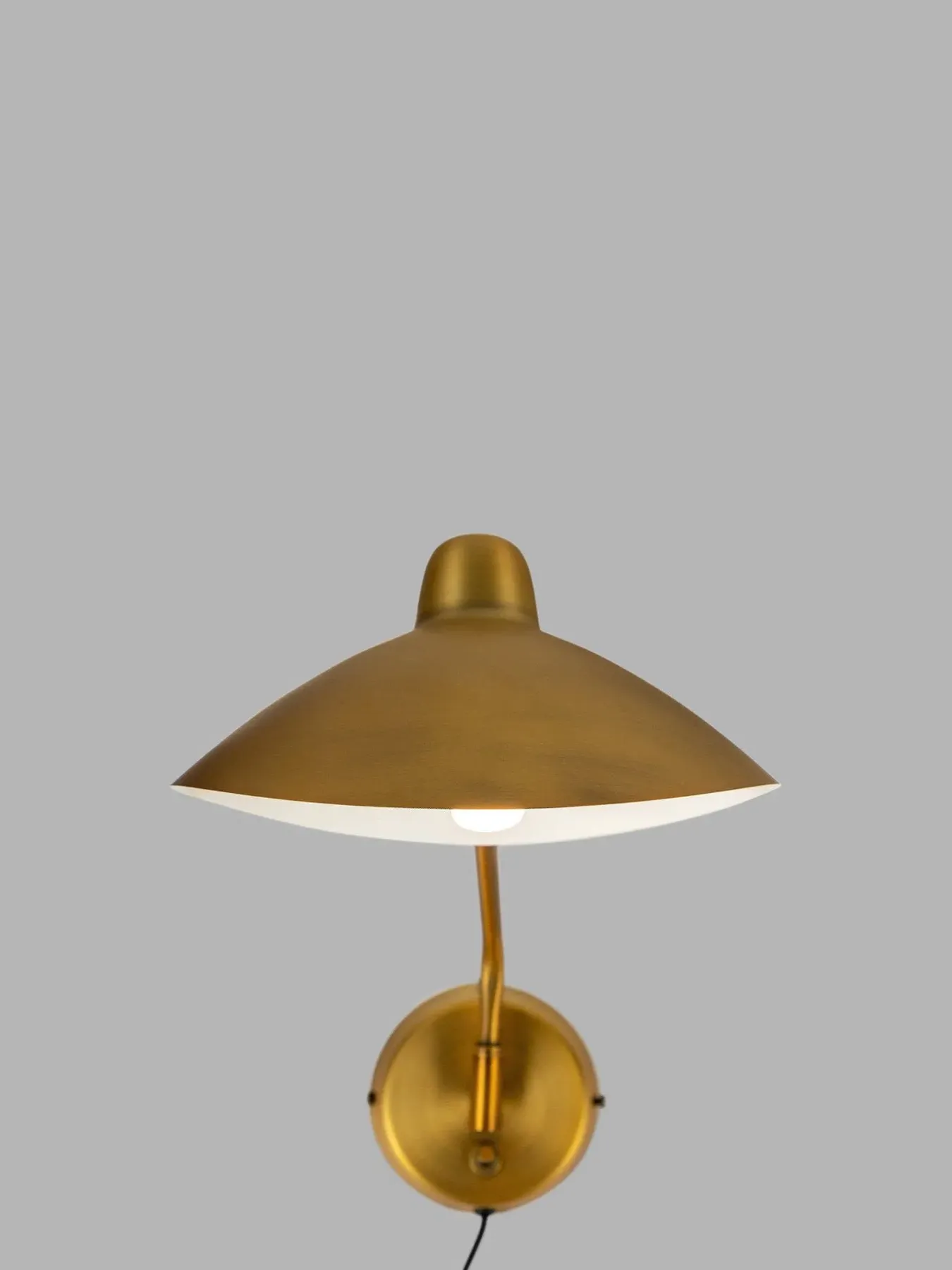 Swing Arm Wall Light - Gold, Brass