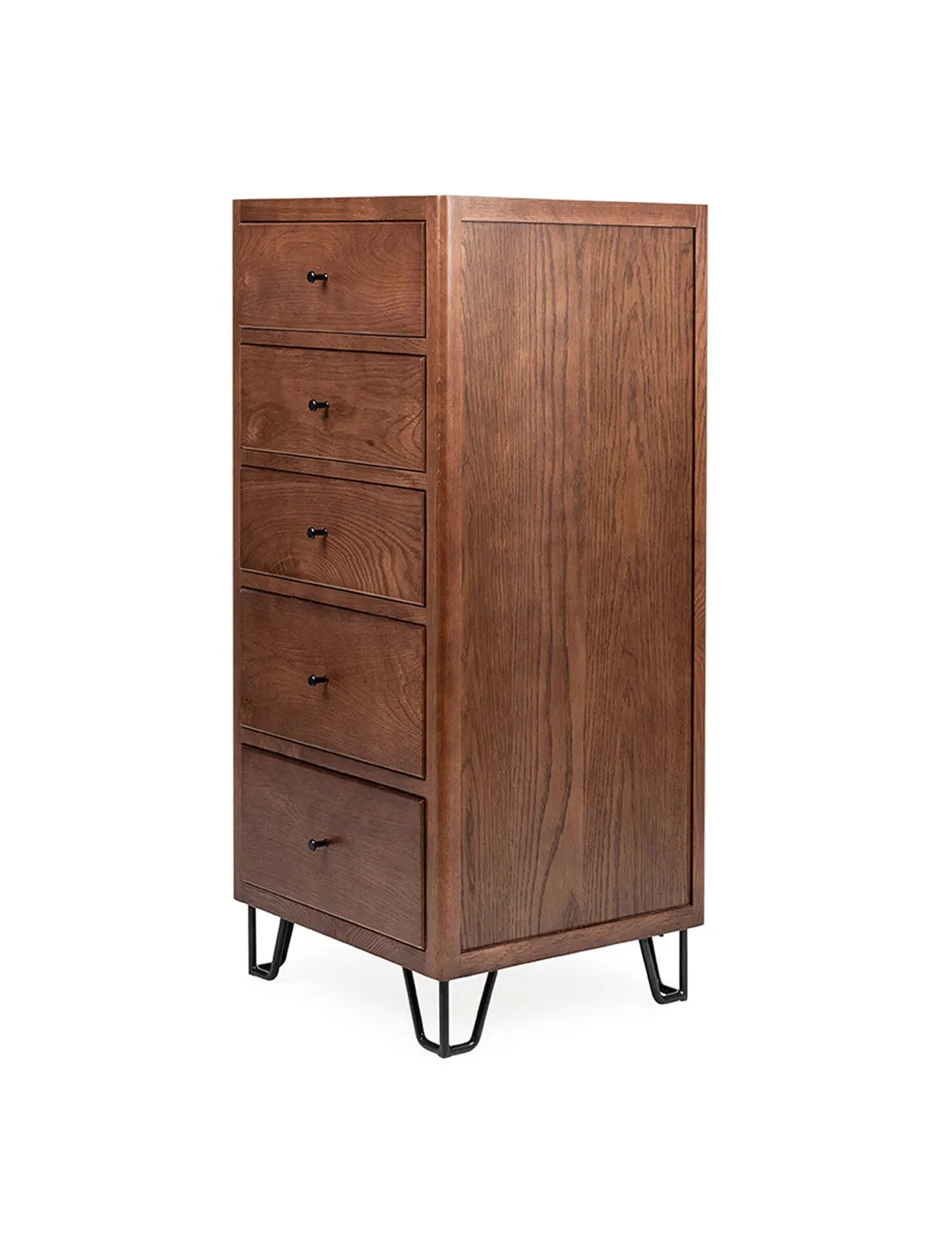 Tall Chest of Drawers - Brown, Oak