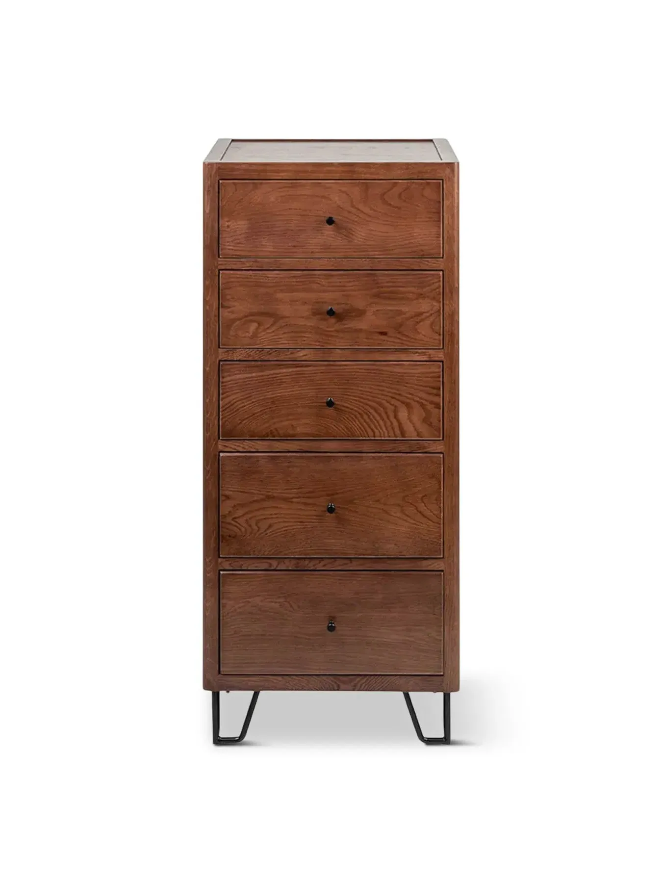 Tall Chest of Drawers - Brown, Oak image