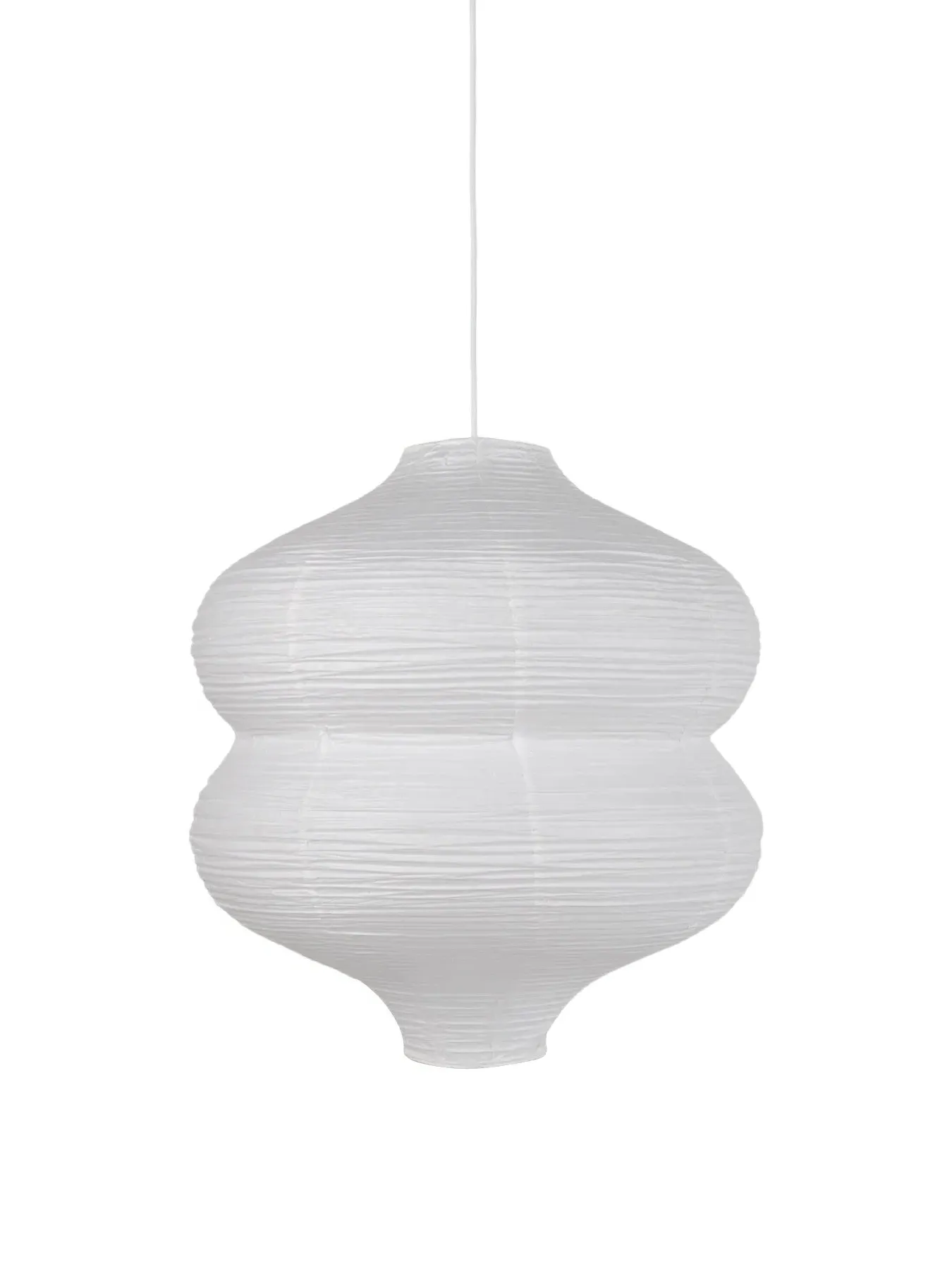Tall Pendant Light Easyfit - White, Rice Paper image