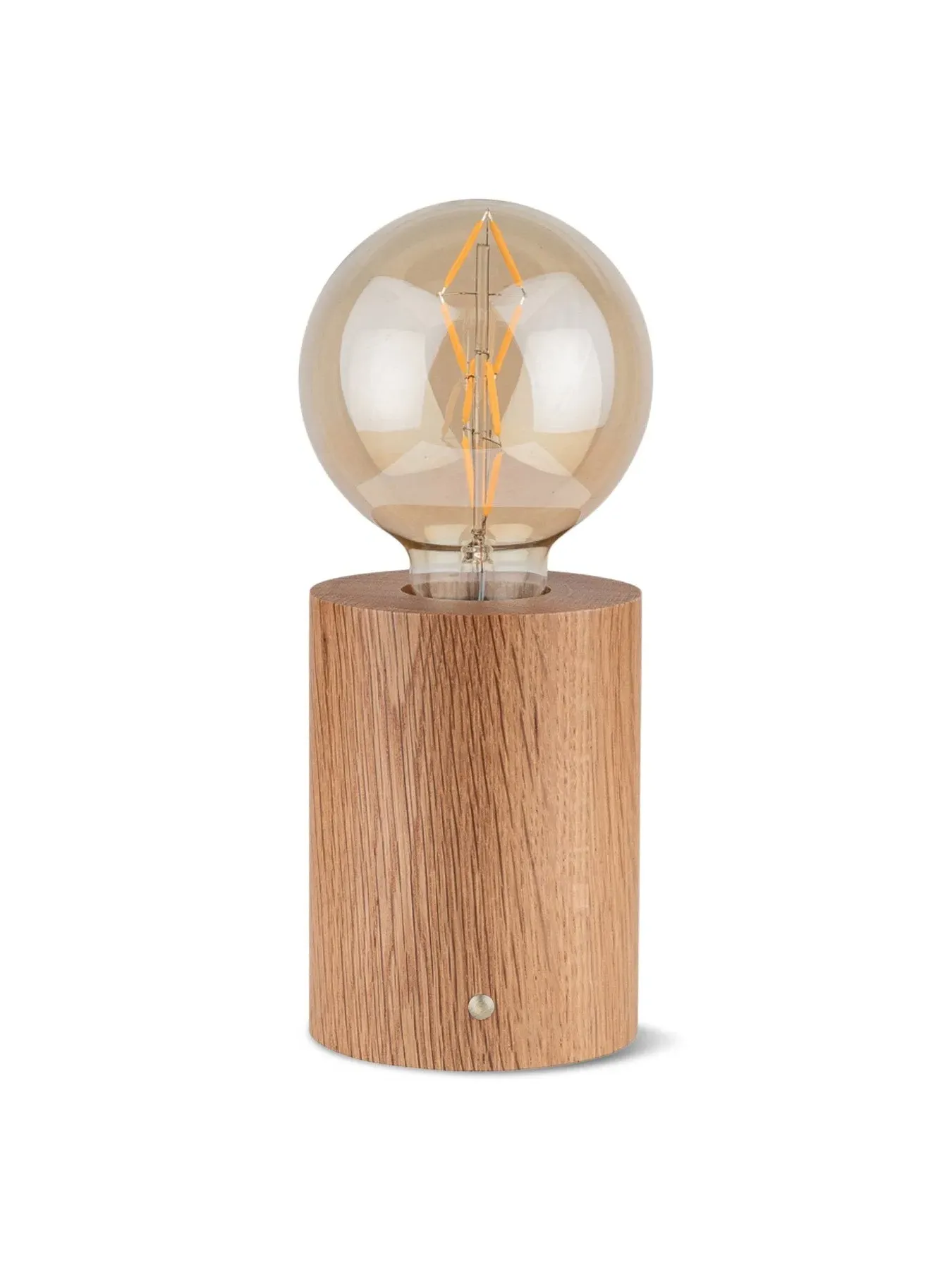 Touch Table Lamp with Dimmer - Tan, Oak image