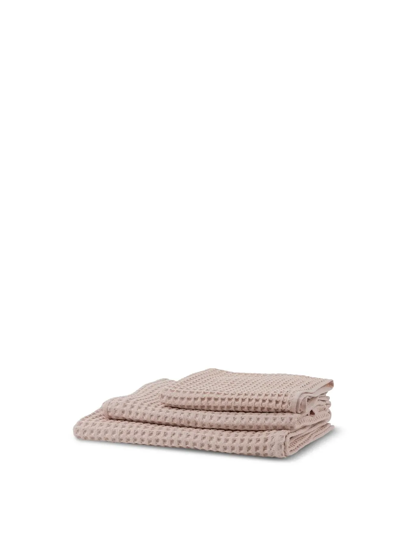Waffle Bath Sheet - Pink, Cotton image