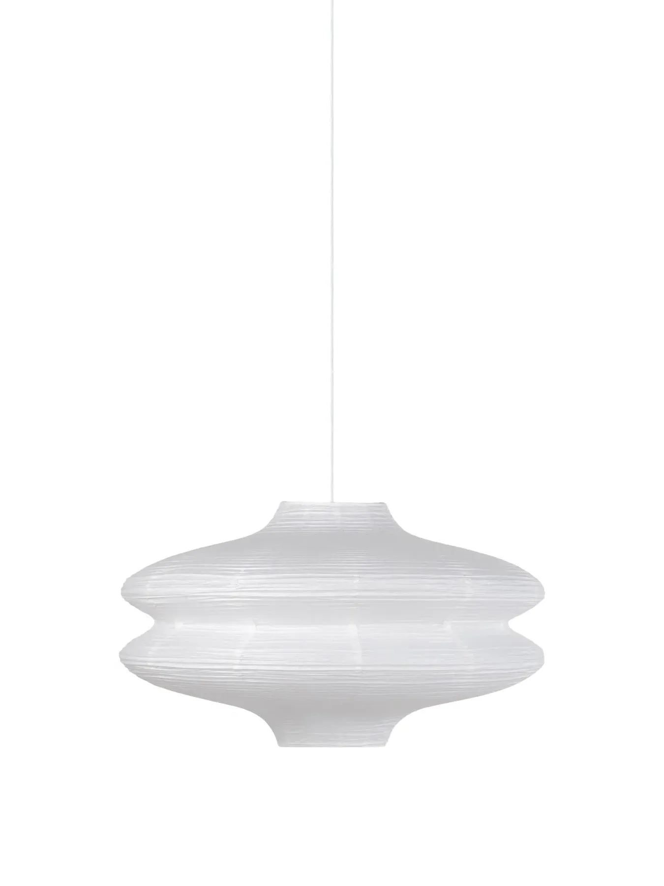 Wide Pendant Light Easyfit - White, Rice Paper image
