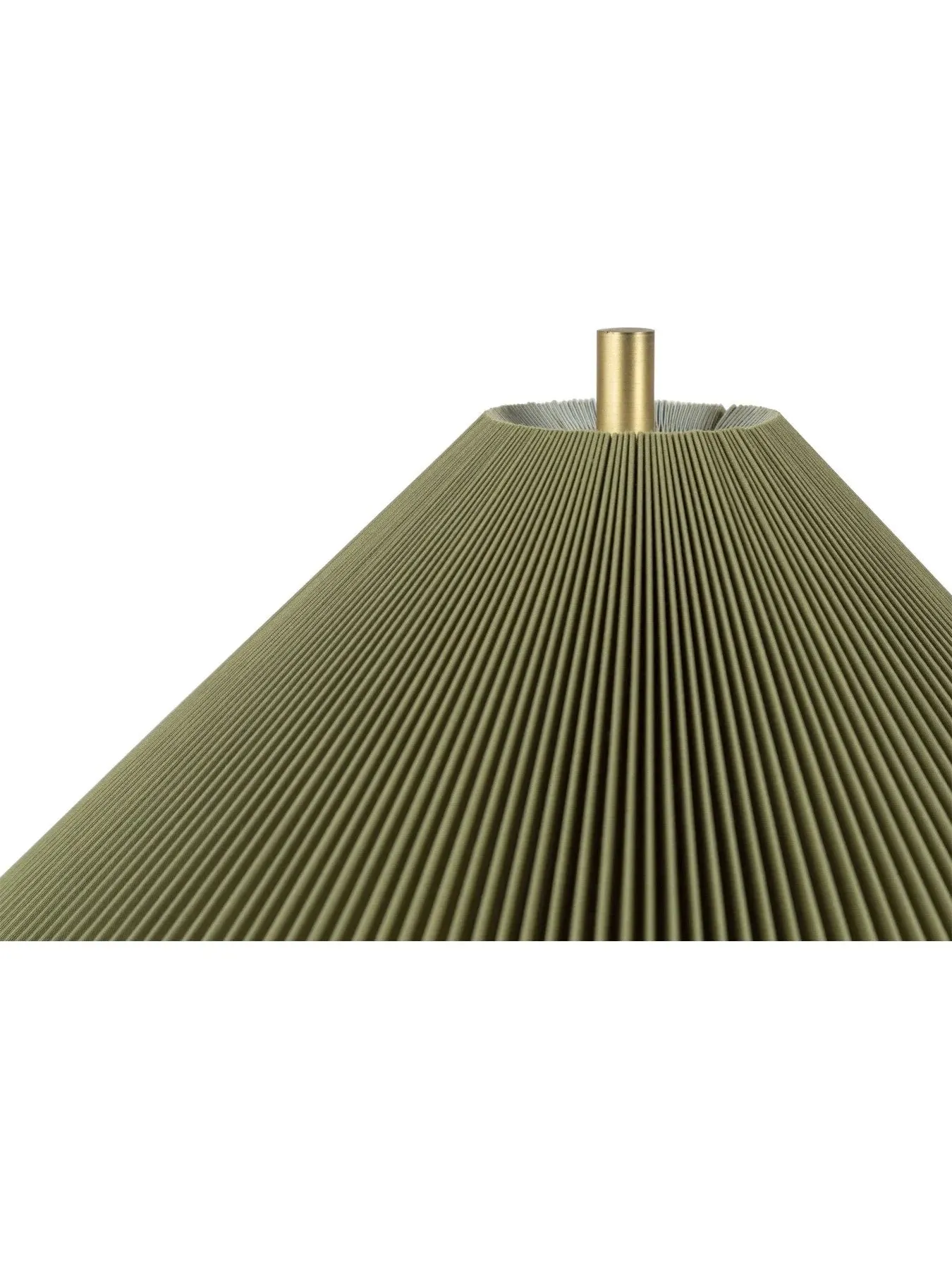 Woodland Table Lamp with Pleated Shade - Sage, Wood