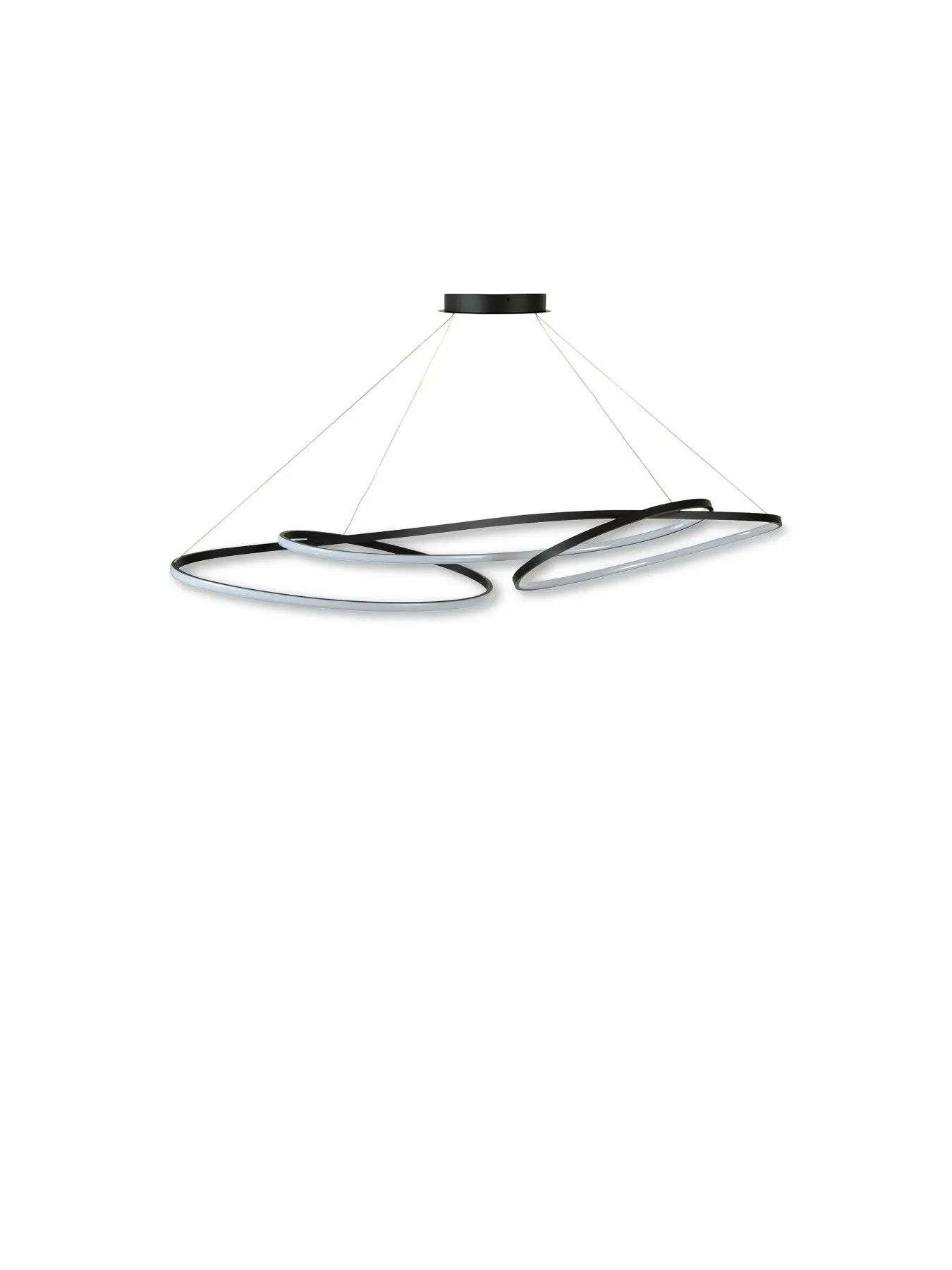 XL LED Ceiling Pendant - Black image