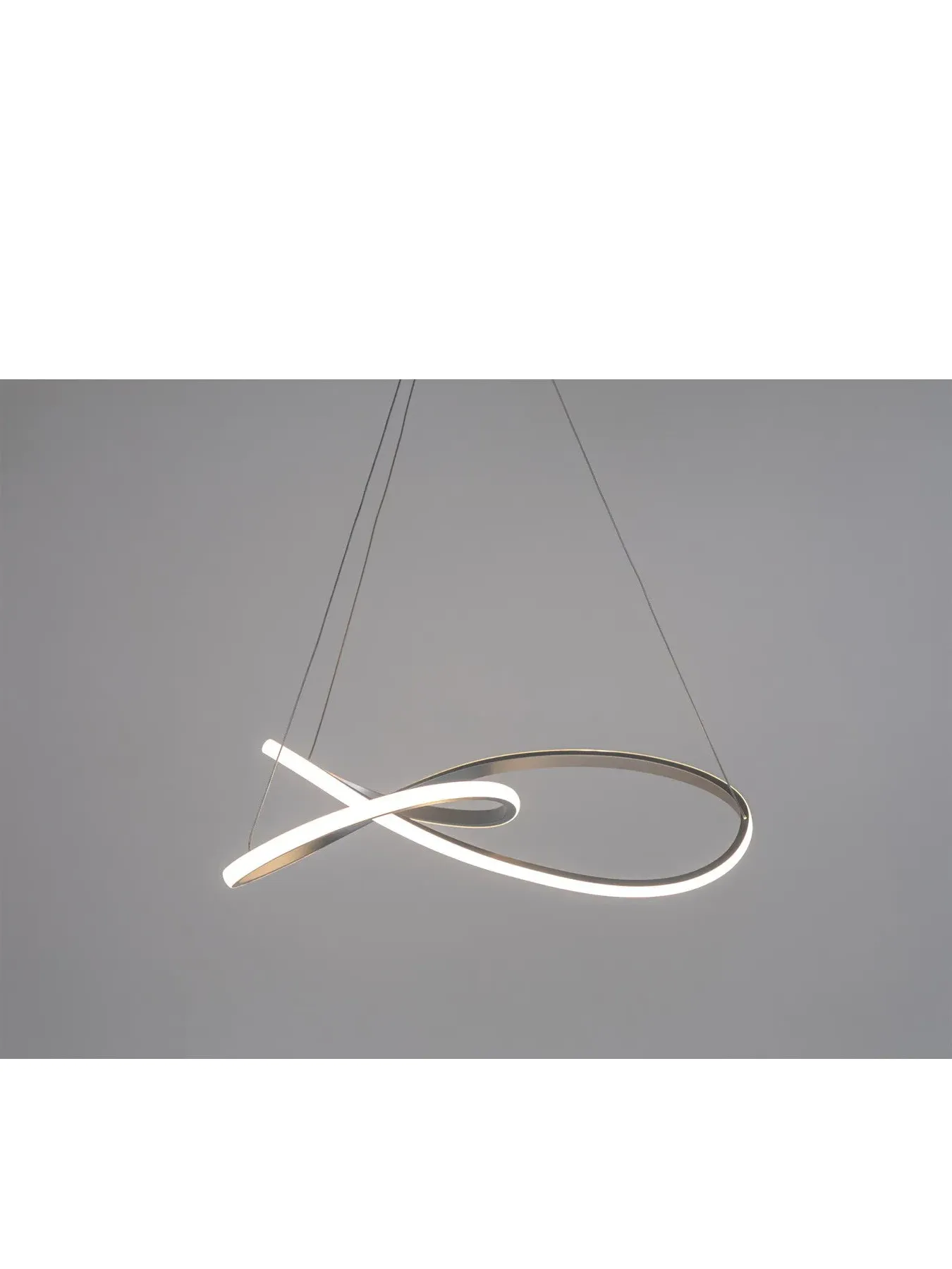 XL LED Ceiling Pendant Light - Silver