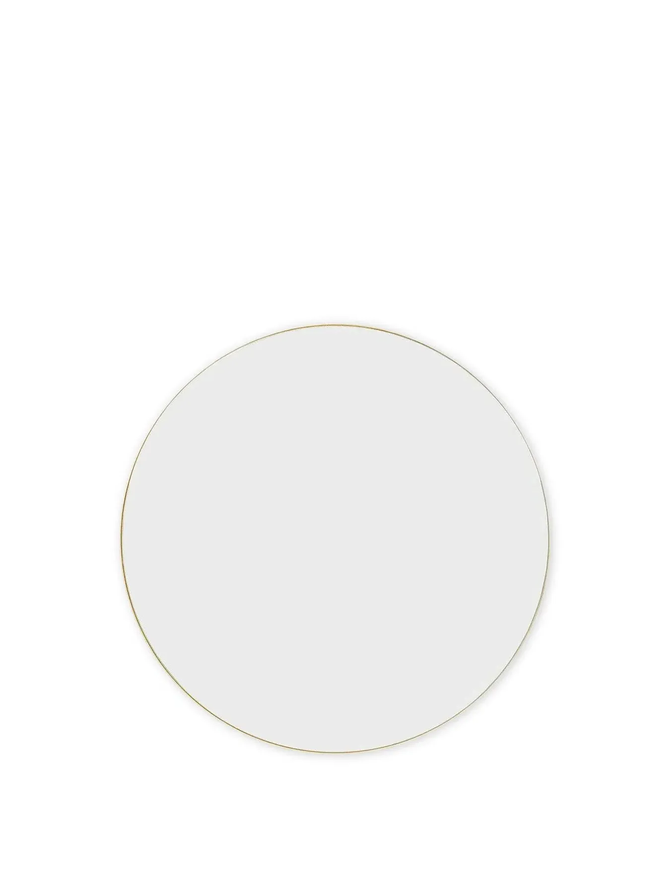 XS Round Mirror Fine Edge - Gold image