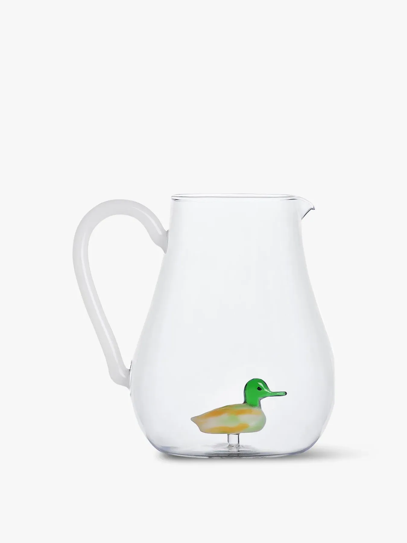 Duck Pitcher - Clear Glass image