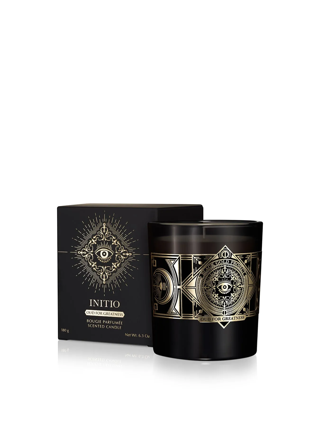 180g Scented Candle - Oud Fragrance, Wax