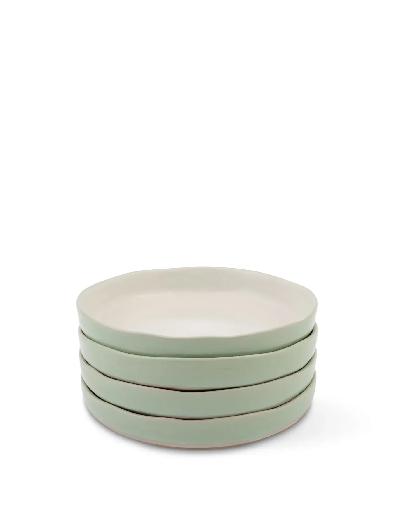 4-Piece Bowl Set - Green, Ceramic image