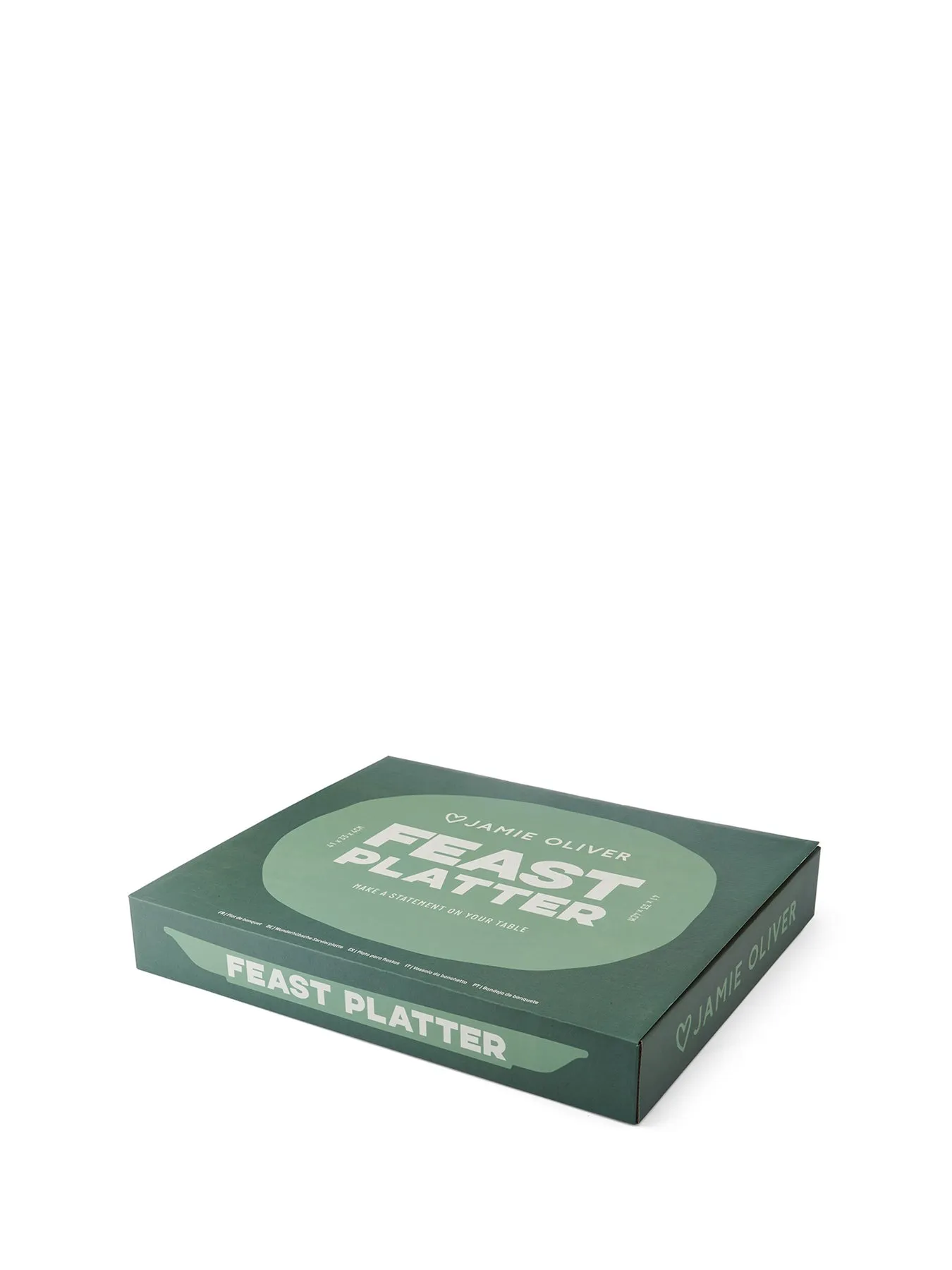 Large Feast Platter - Green, Ceramic
