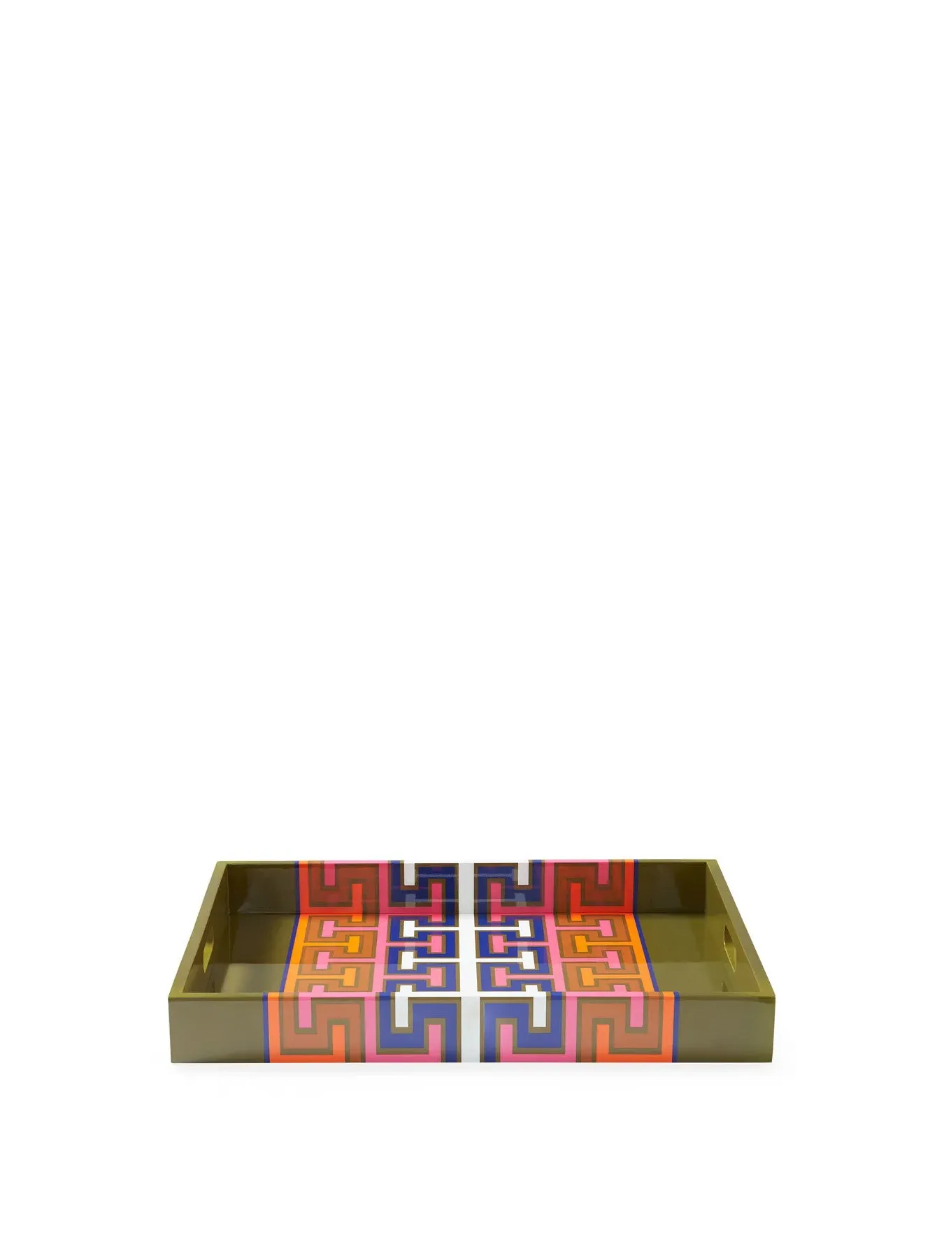 Decorative Tray with High-Gloss Finish - Multi