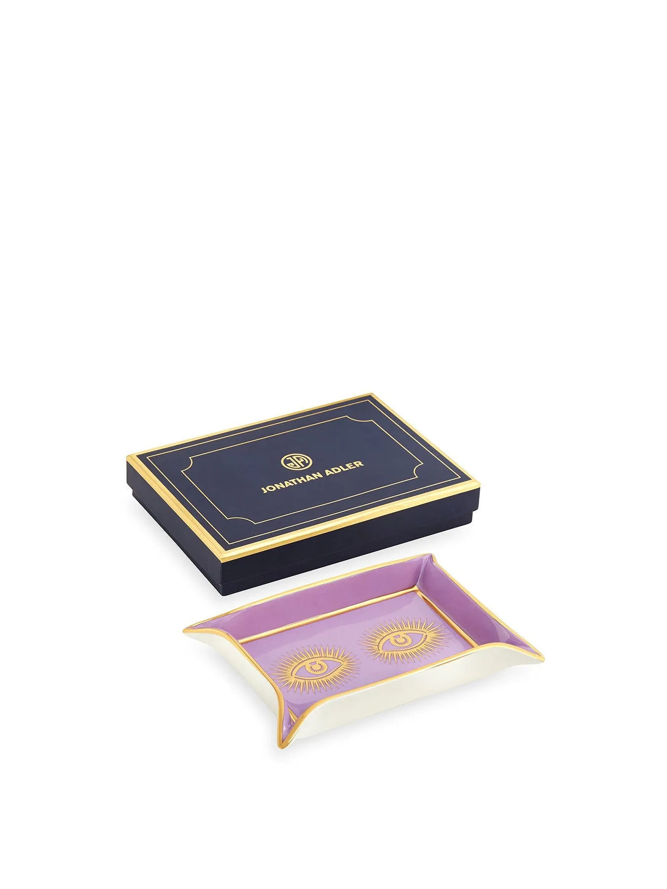 Eyes Valet Tray - Amethyst, Porcelain