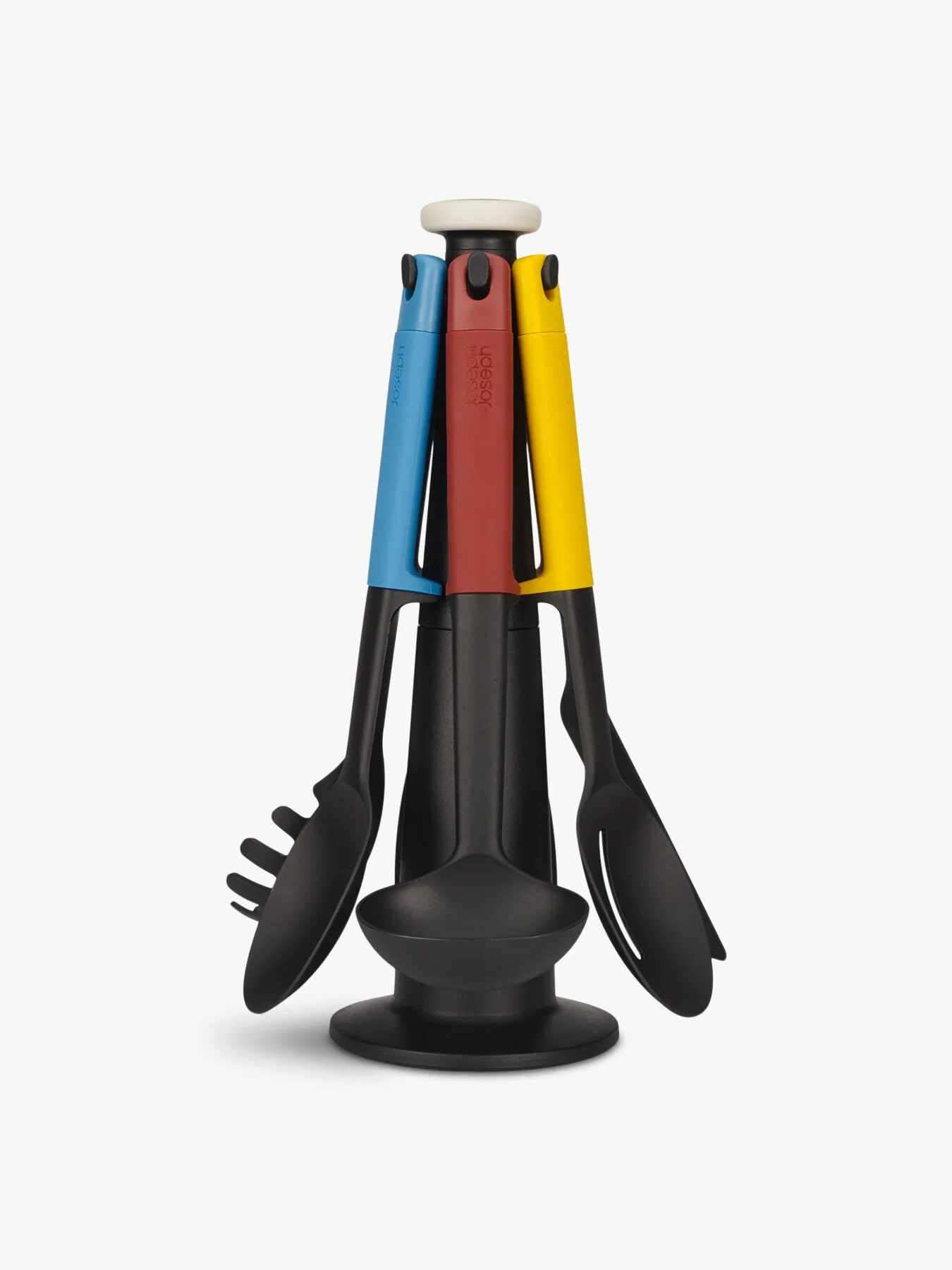 6-Piece Utensil Set with Carousel - Multi, Nylon image