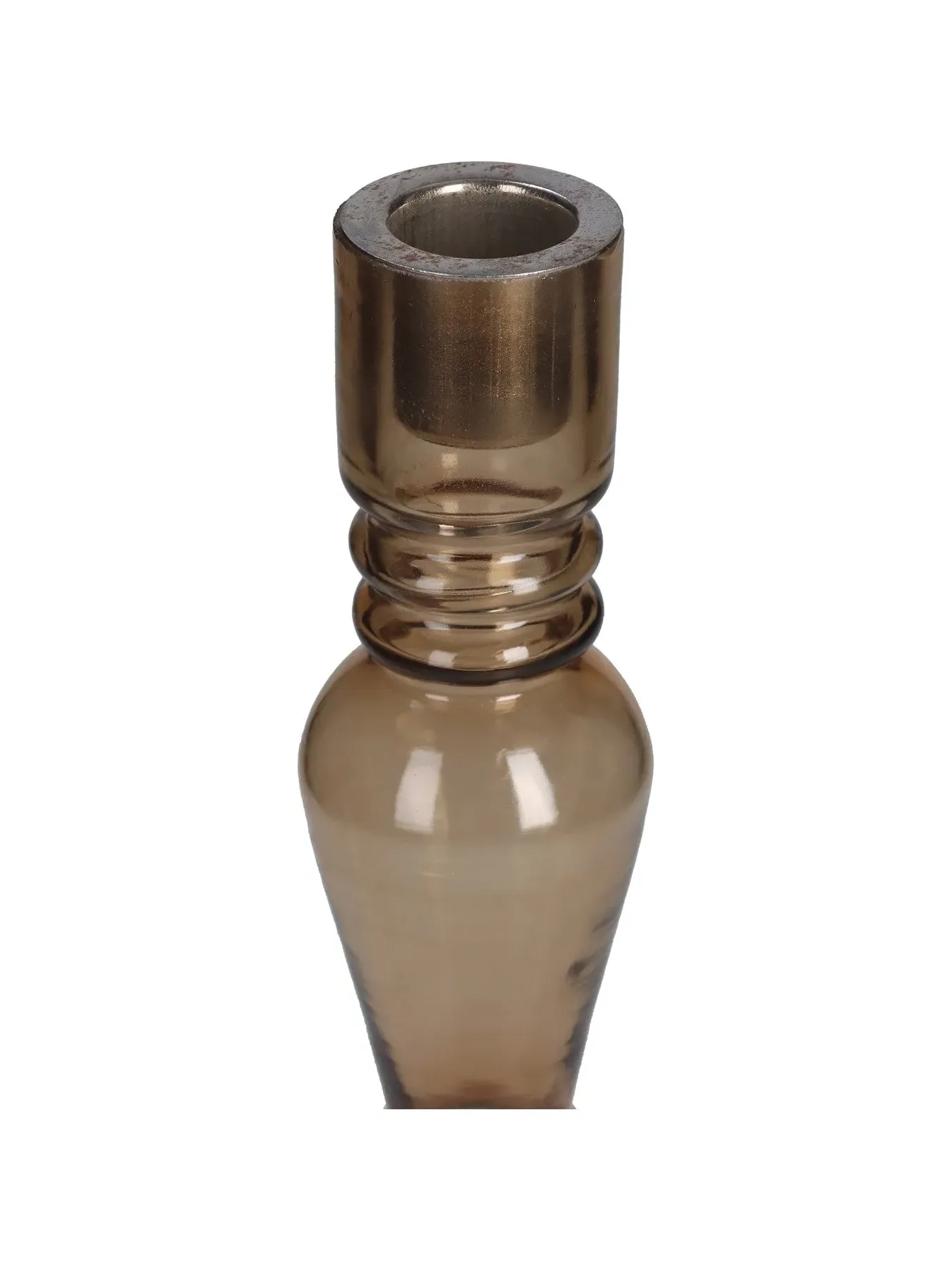 Candle Stick Holder - Brown