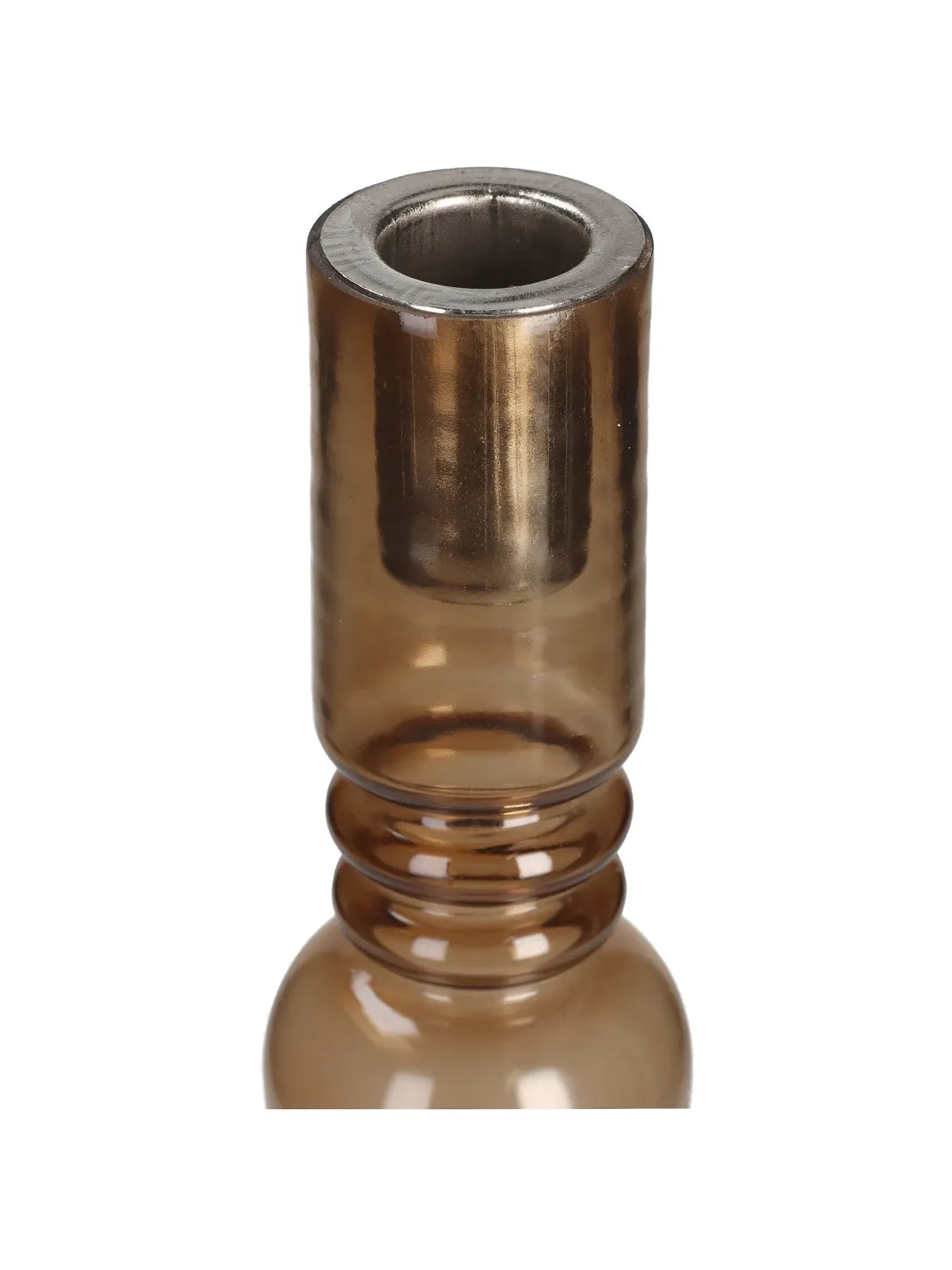 Candle Stick Holder - Brown