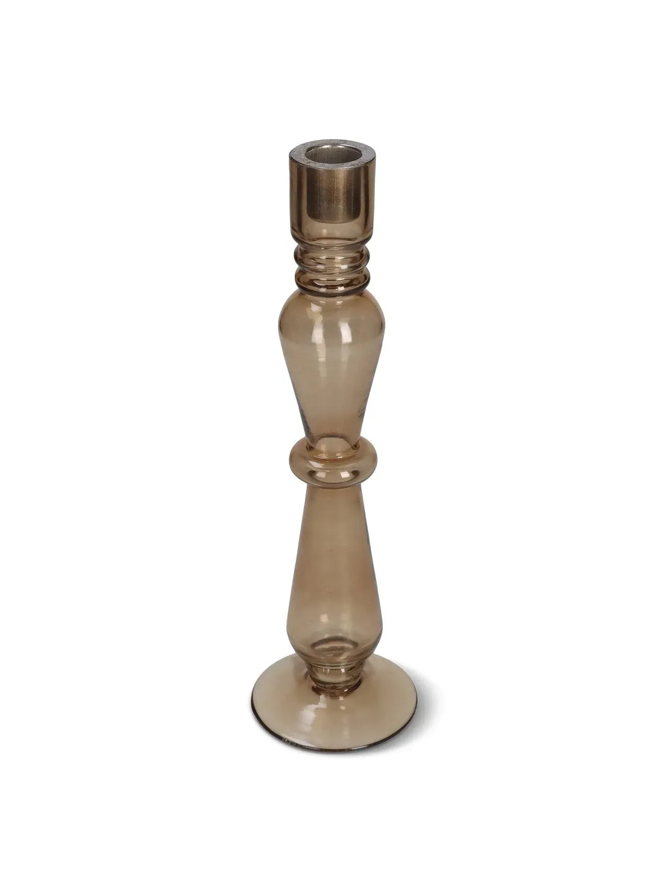 Candle Stick Holder - Brown image
