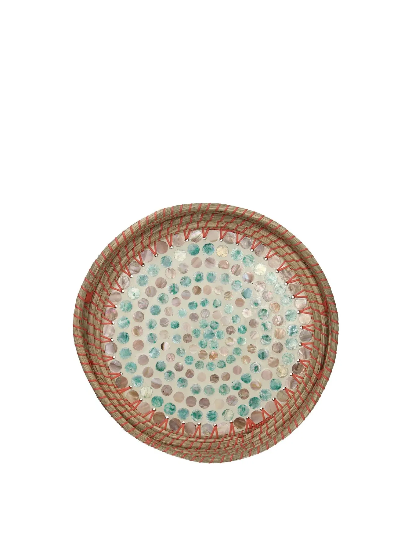 Multi Capiz Serving Tray - Natural Shell