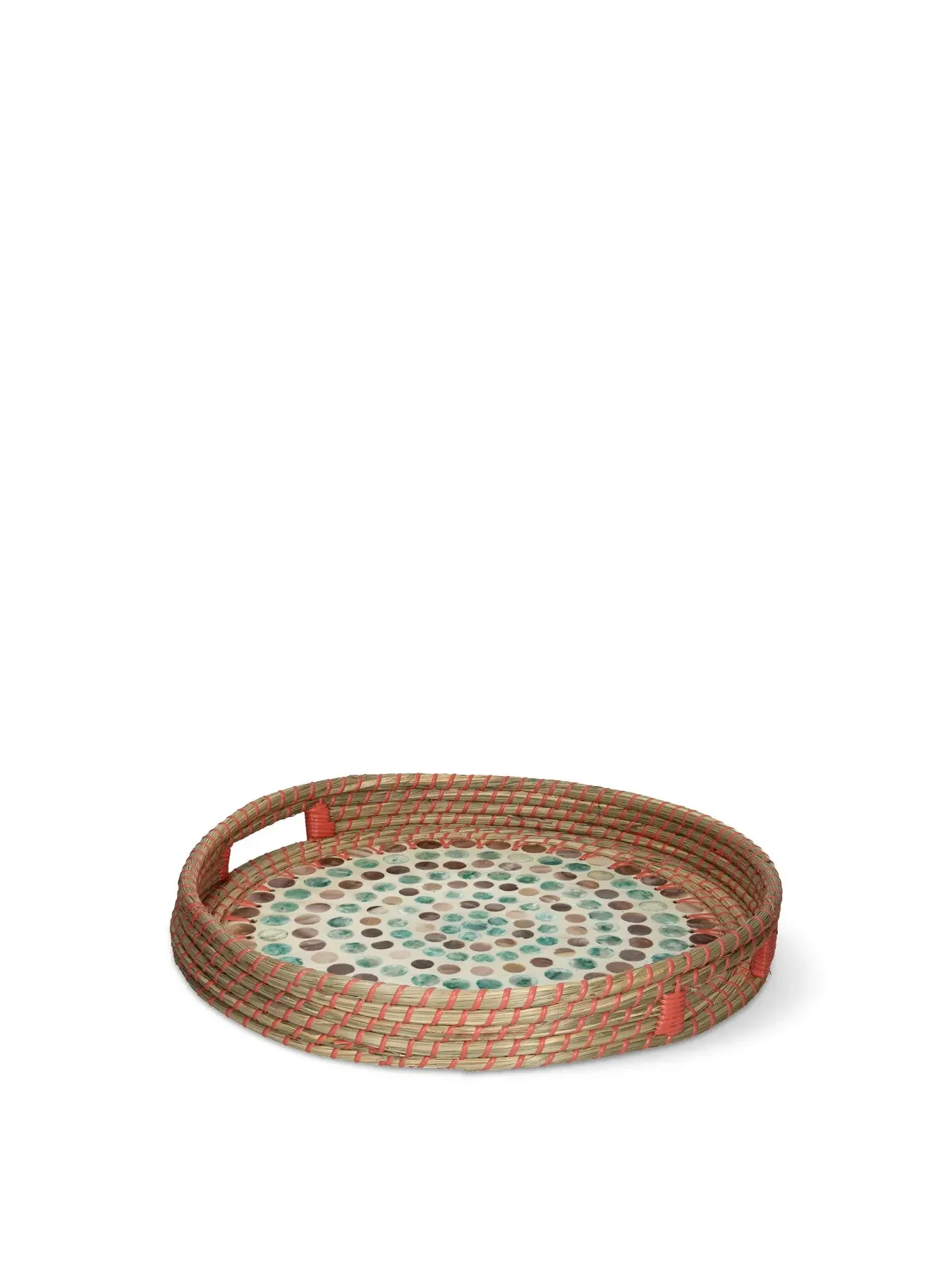 Multi Capiz Serving Tray - Natural Shell image