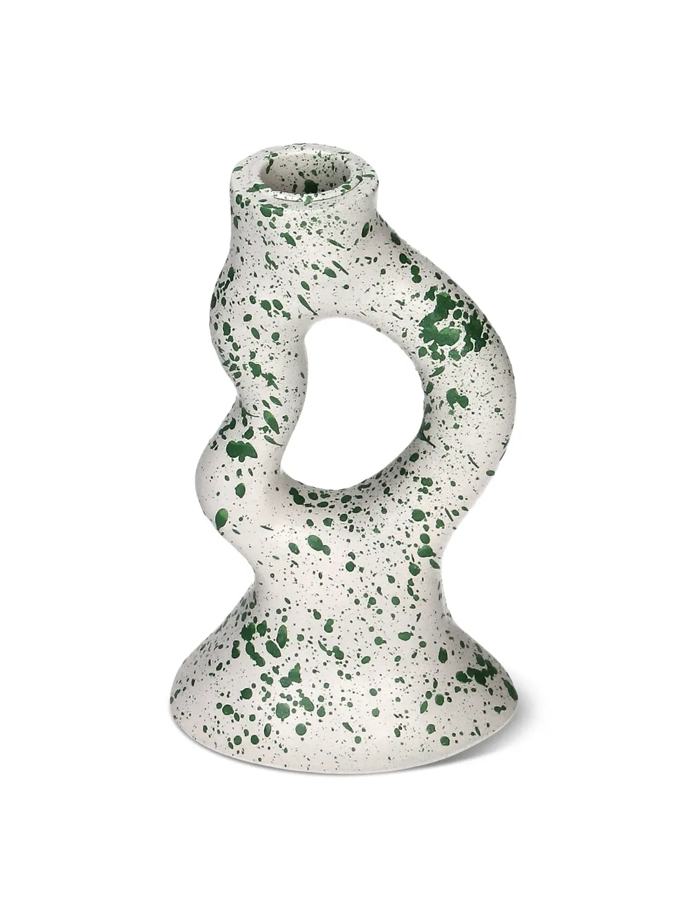 Organic Candle Stick - White, Polyresin image
