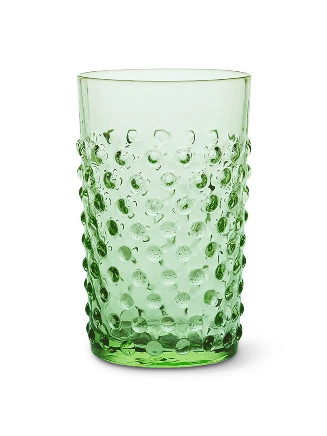 2-Piece Hobnail Tumbler Set - Light Green, Glass image