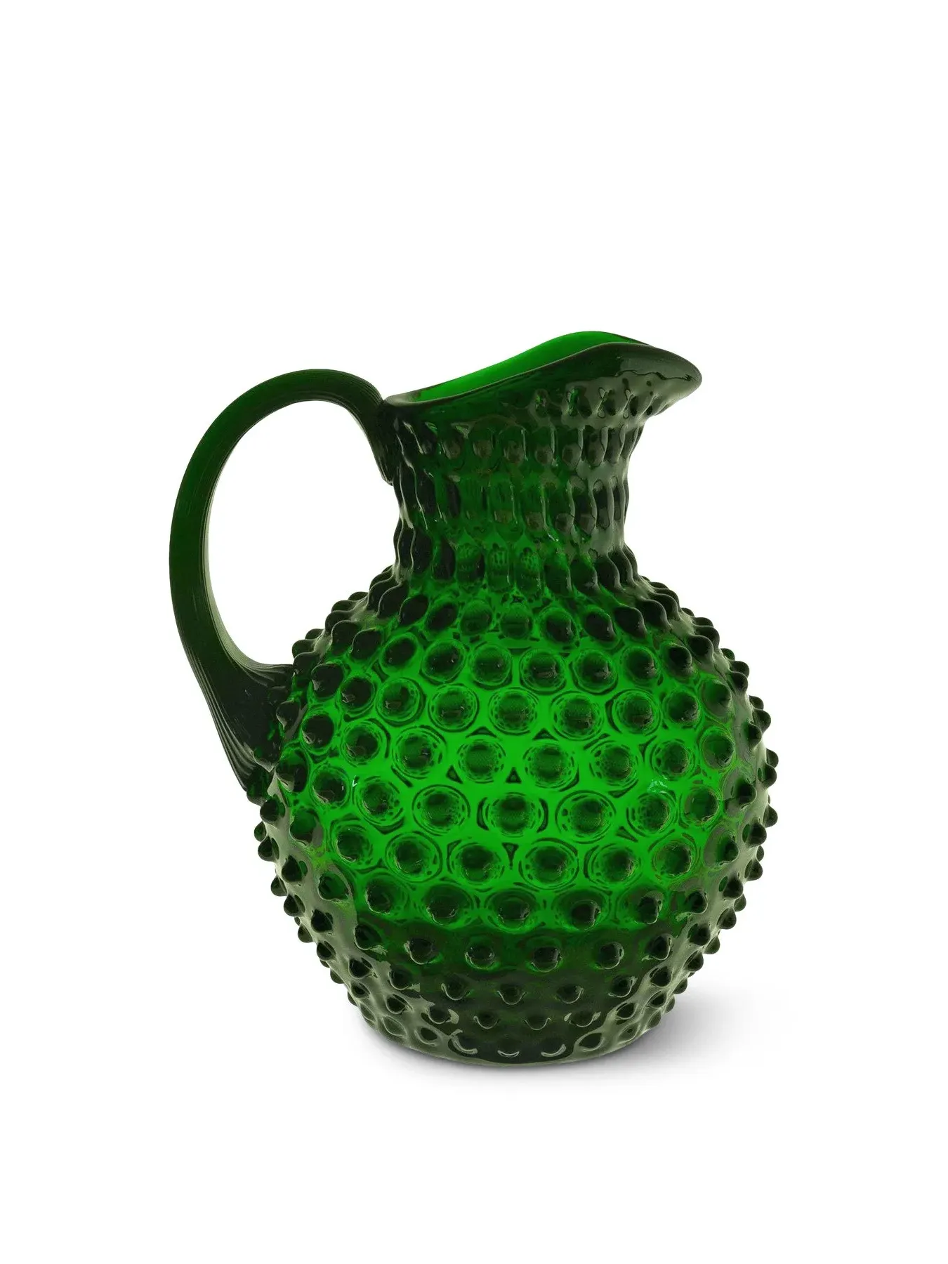 2L Hobnail Jug - Dark Green image