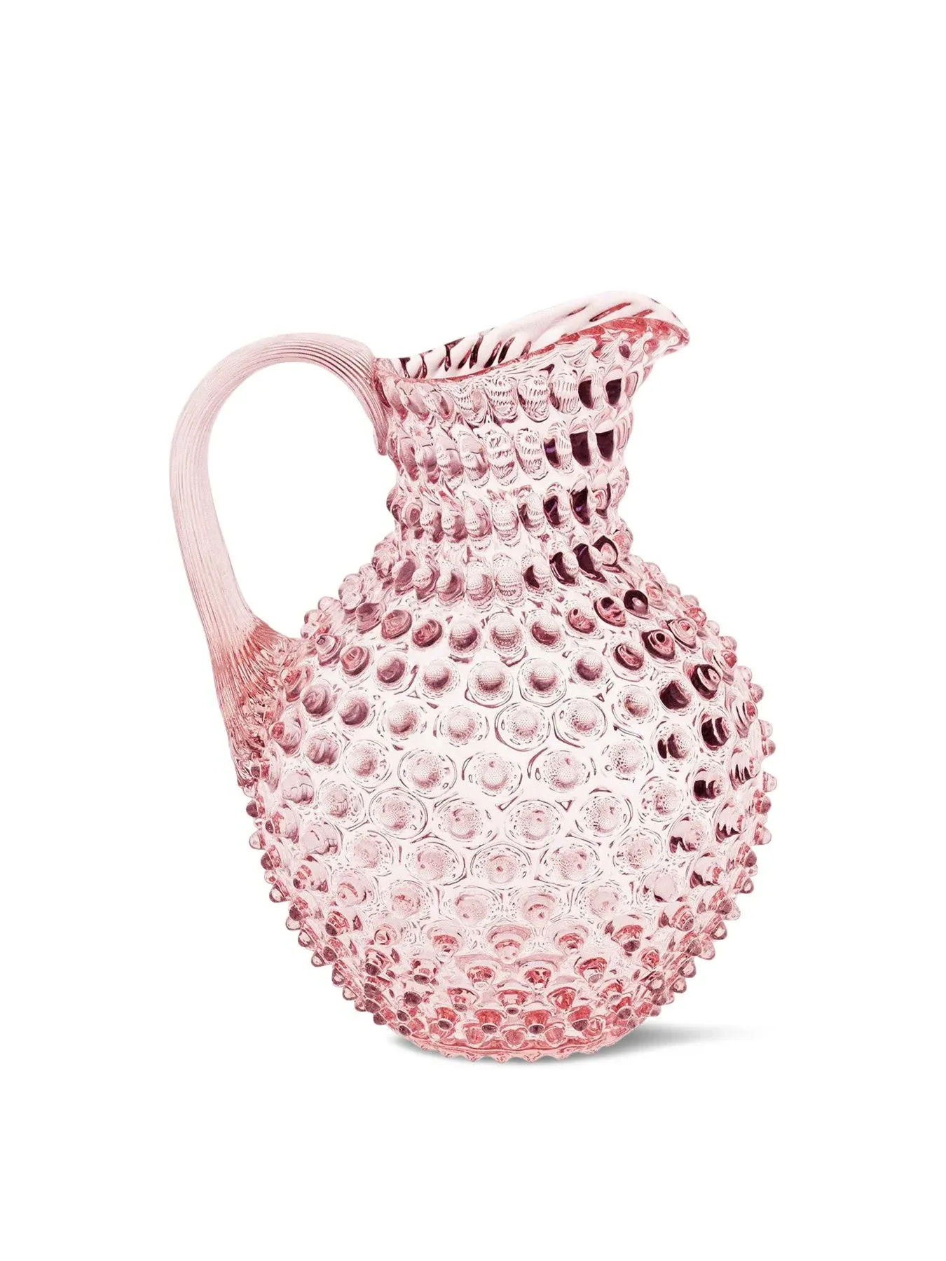 2L Hobnail Jug - Rosaline, Glass image