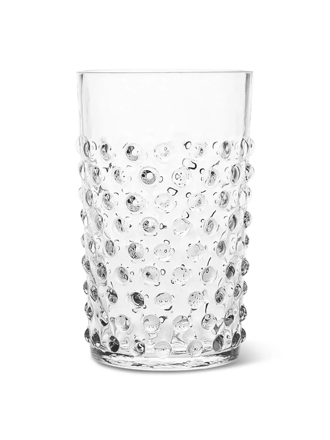 Hobnail Tumblers Set of 2 - Clear Glass image