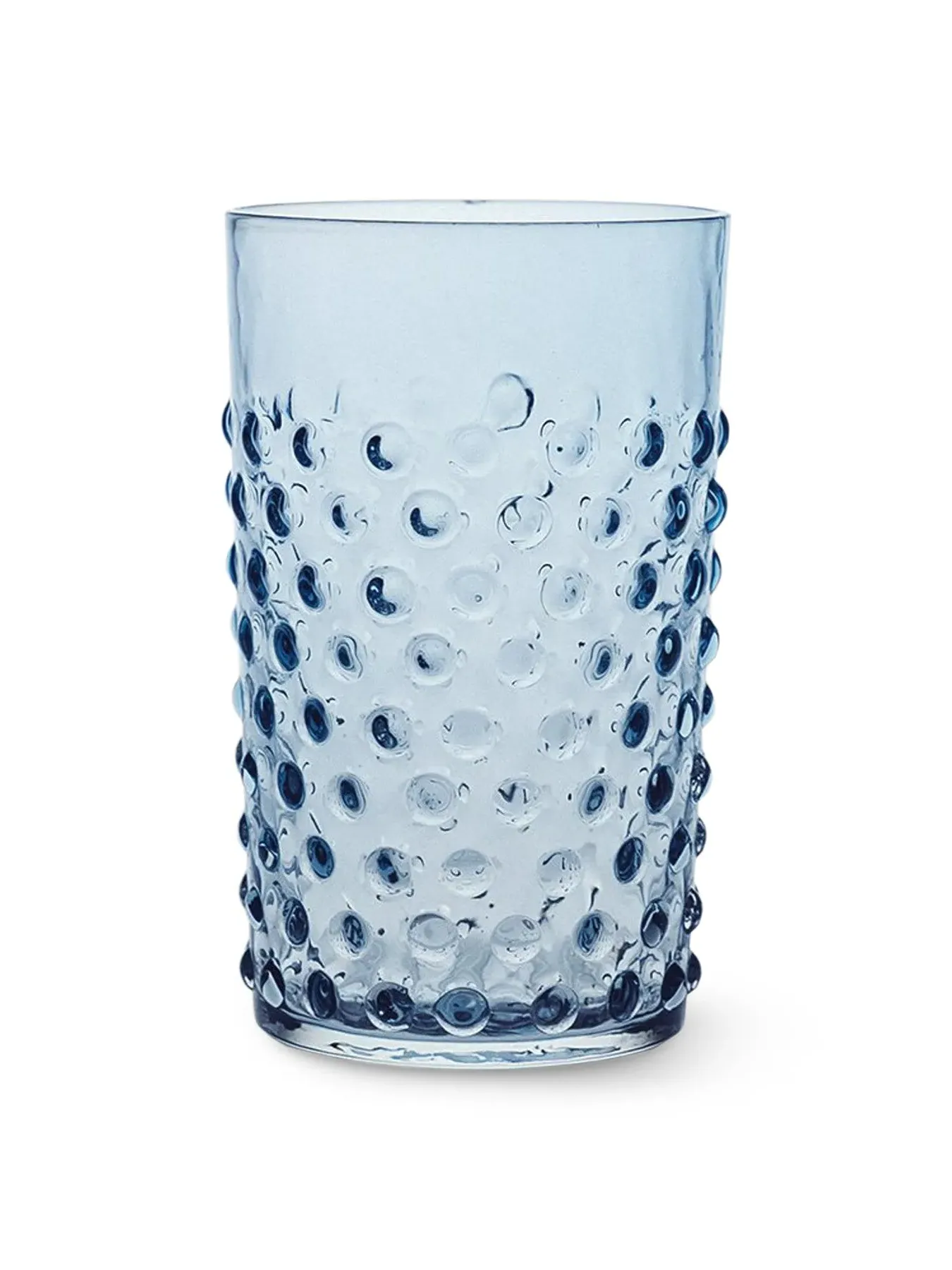Set of 2 Hobnail Tumblers - Blue Smoke, Glass image