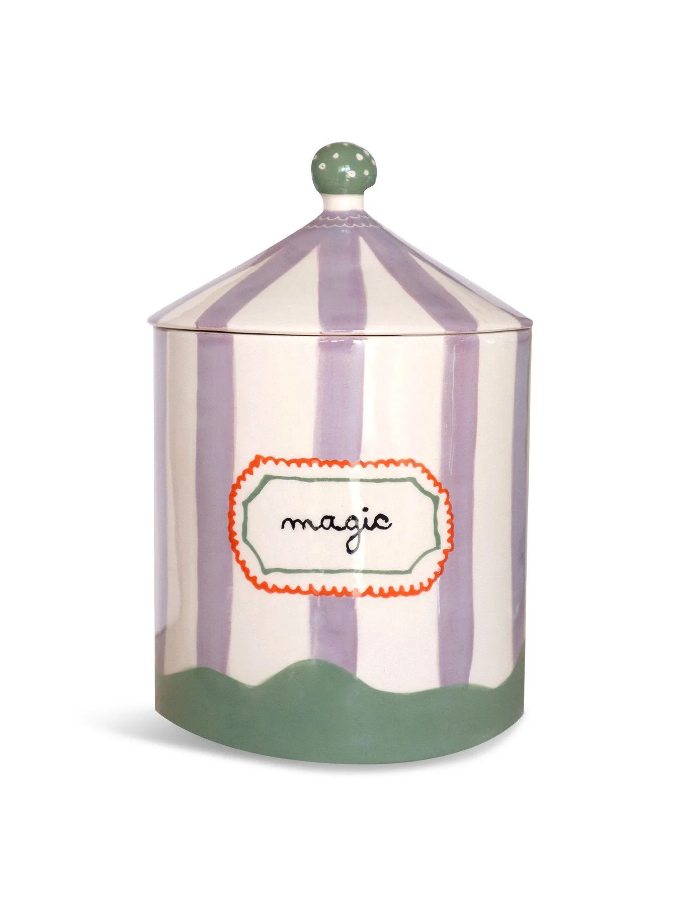 Decorative Storage Box - Lilac, Ceramic image