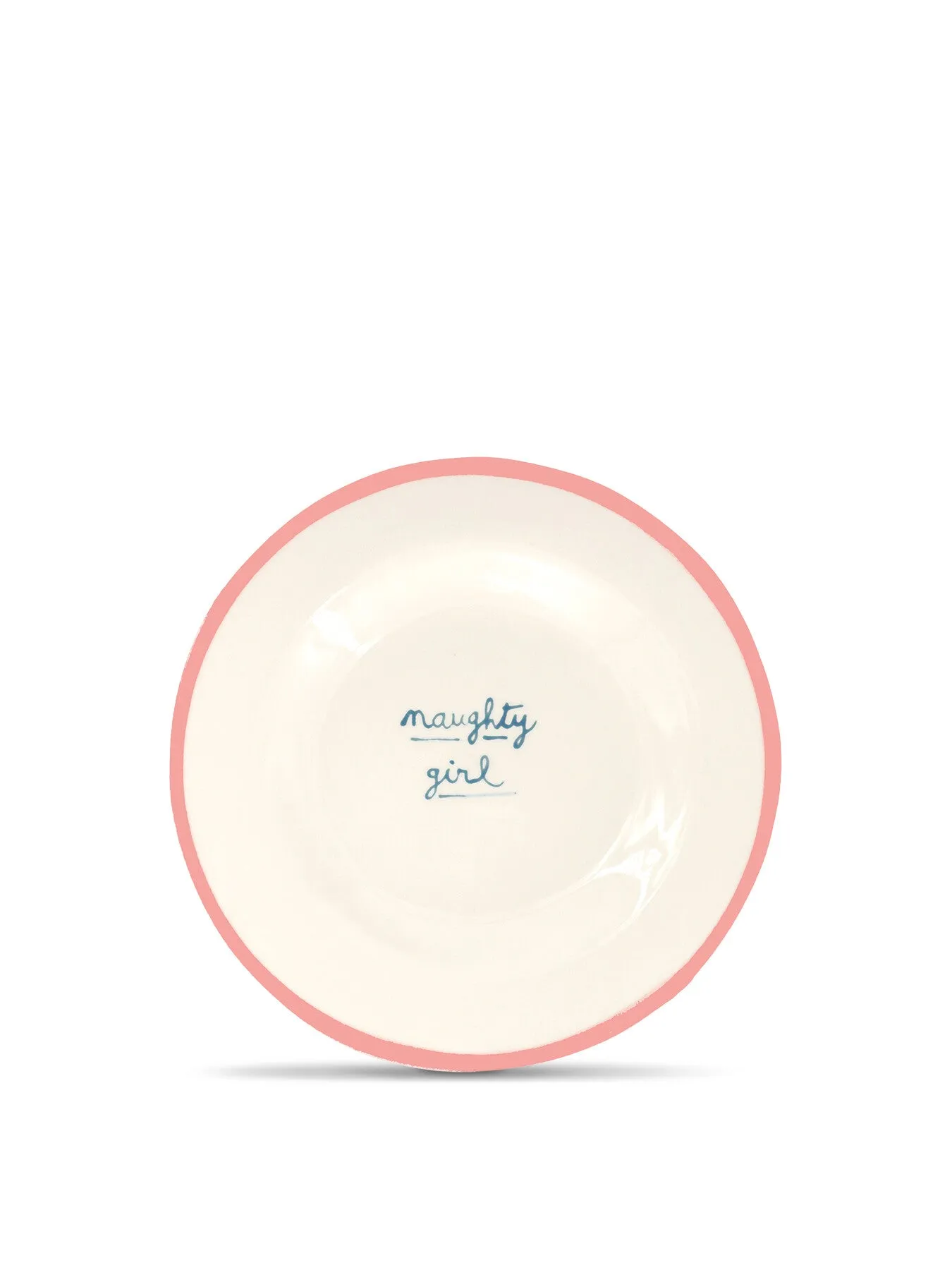 Dessert Plate with Hand-Painted Design - Ceramic image