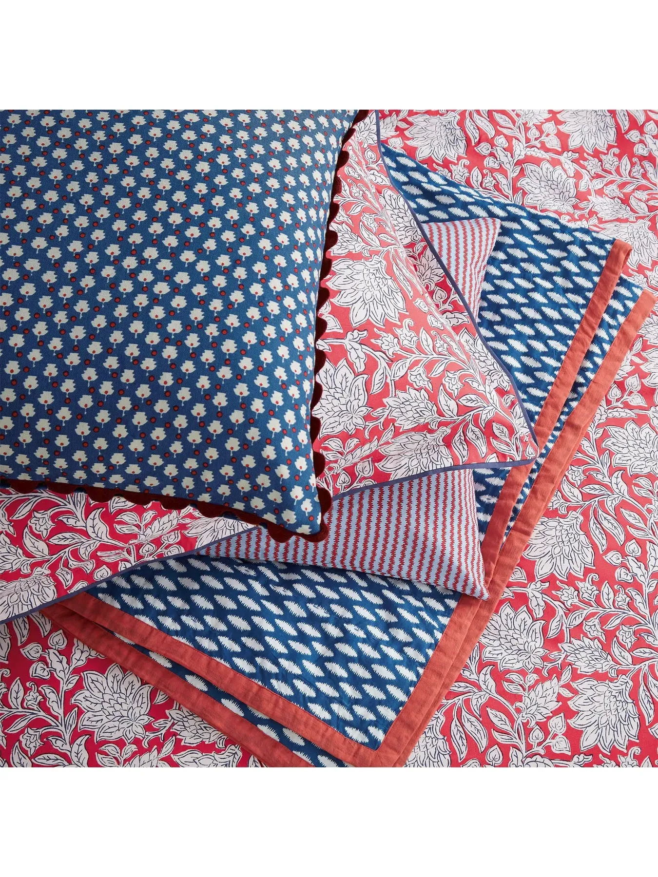 King Rowallane Cover Set - Blue/Red