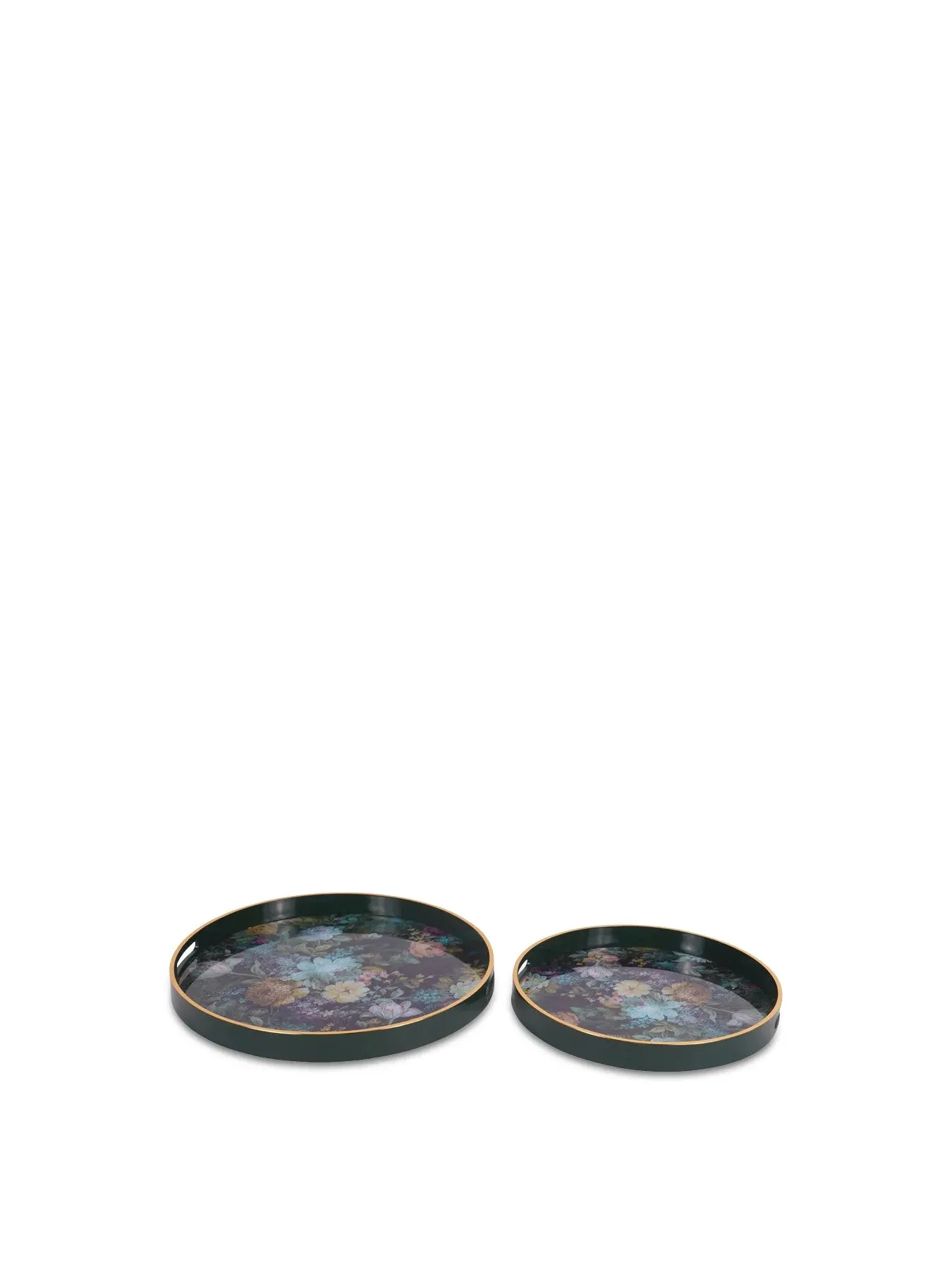 Set of 2 Serving Trays - Multi, Print Design image
