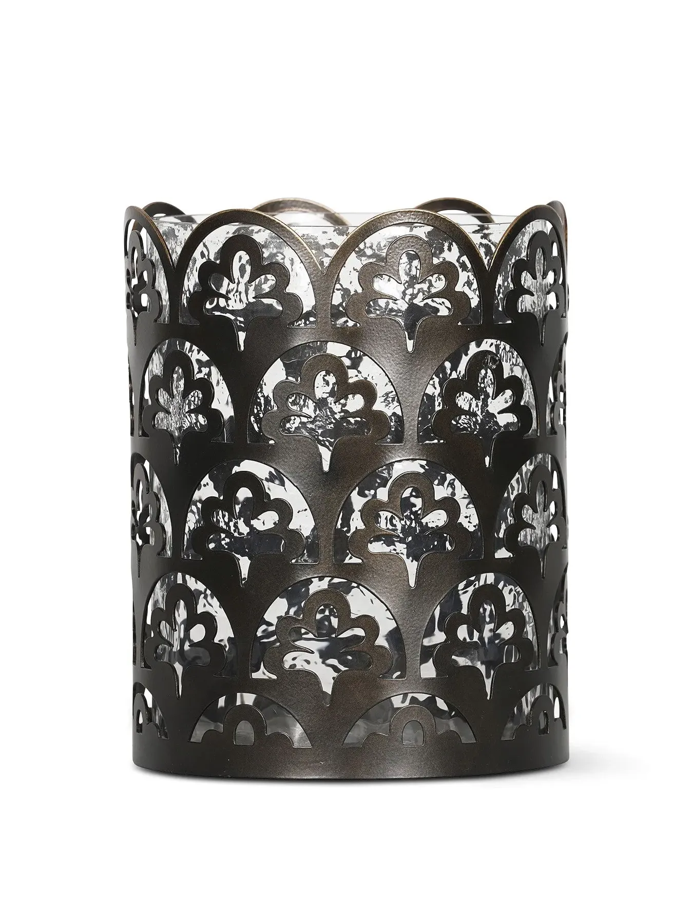 Small Hurricane Lantern - Gilded Bronze, Metal image