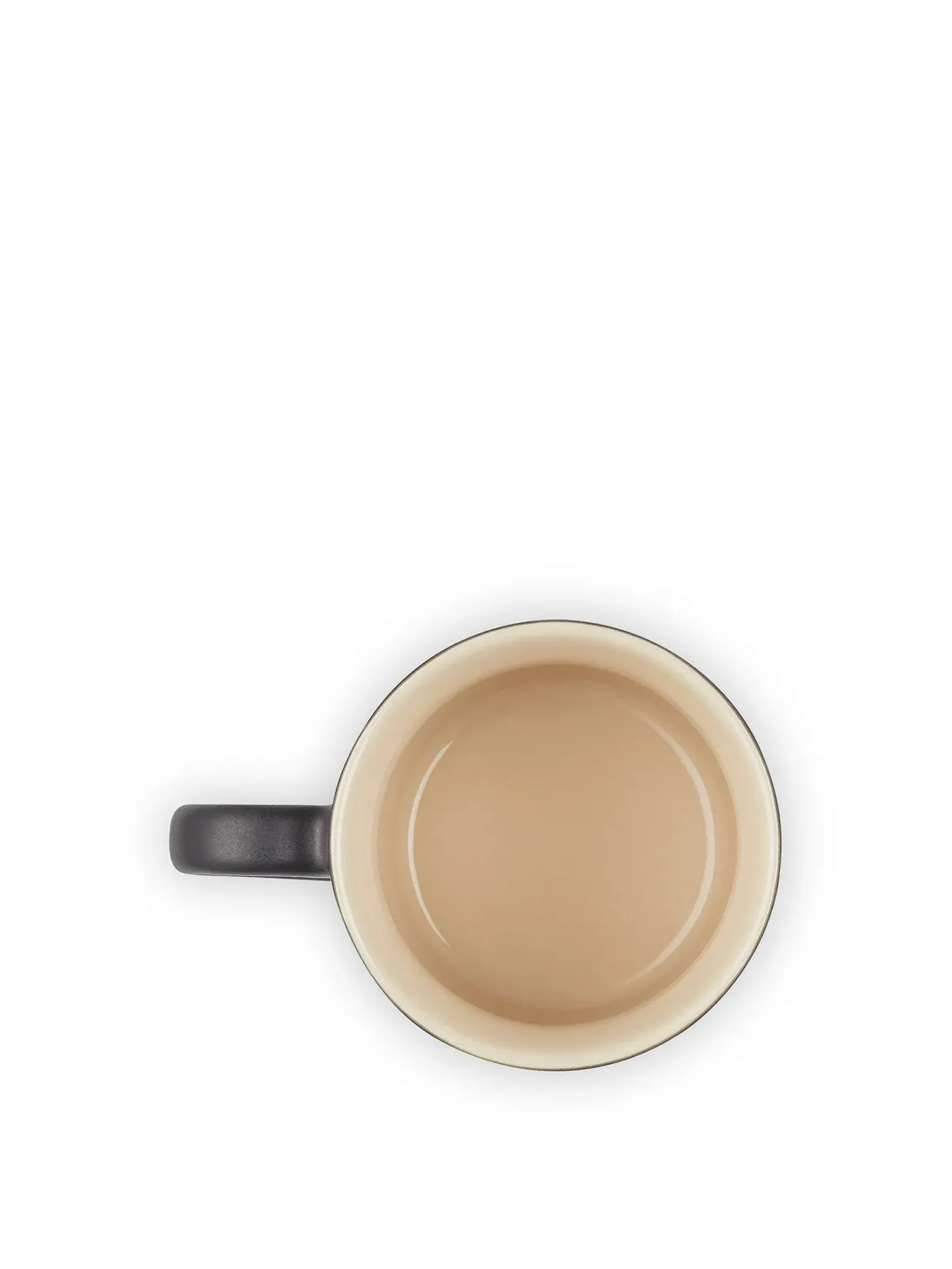 200ml Cappuccino Mug - Satin Black, Stoneware