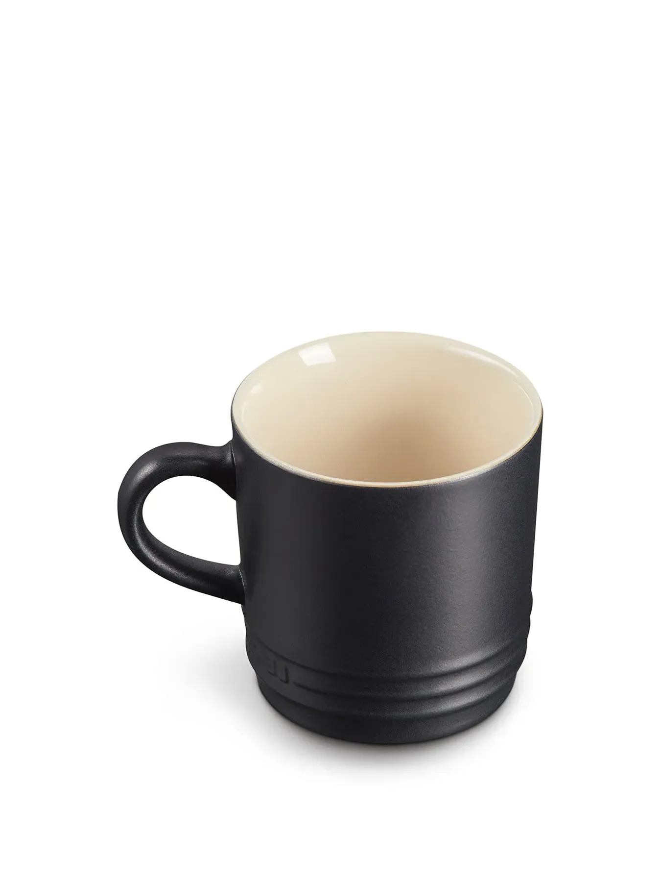 200ml Cappuccino Mug - Satin Black, Stoneware