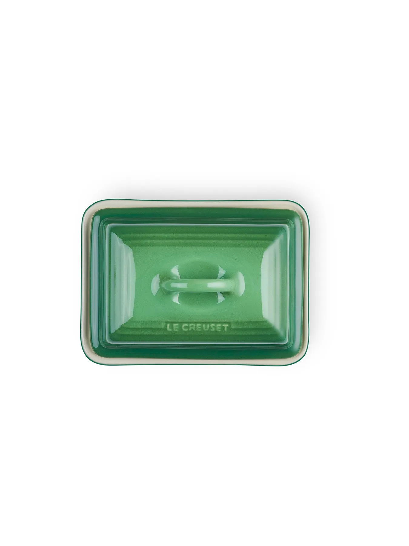 Butter Dish - Bamboo Green, Stoneware