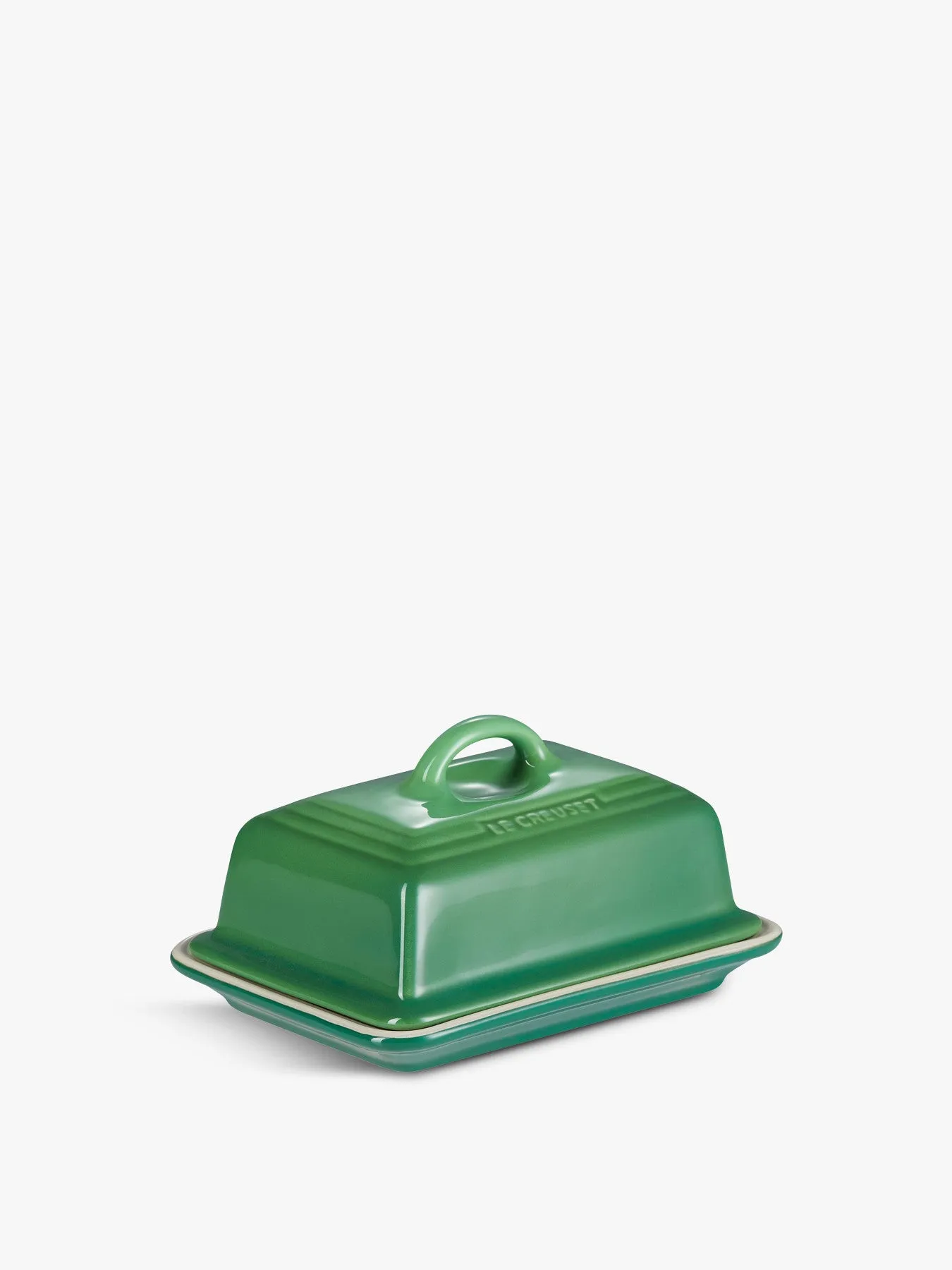 Butter Dish - Bamboo Green, Stoneware image
