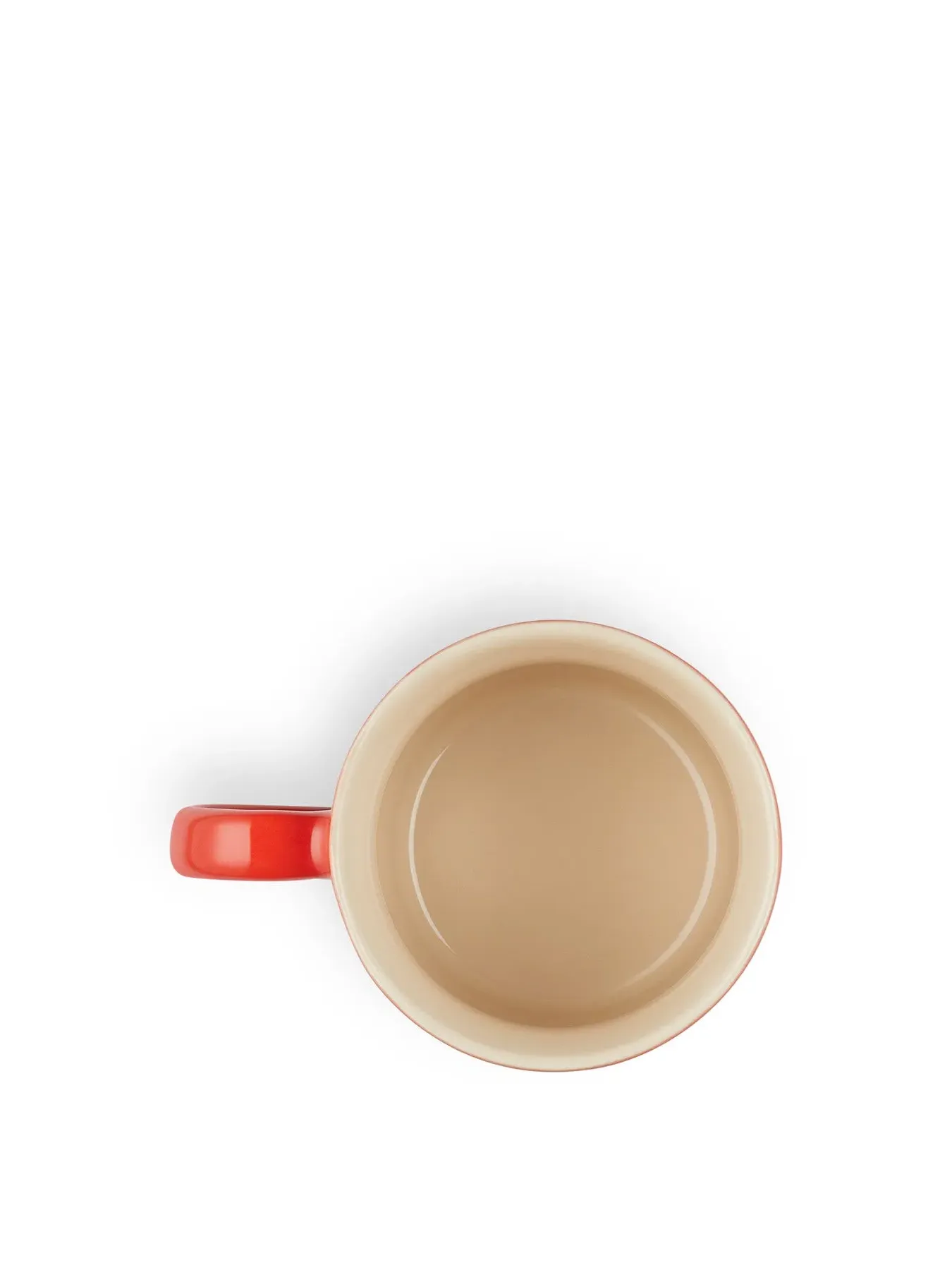Cappuccino Mug 200ml - Cerise, Stoneware